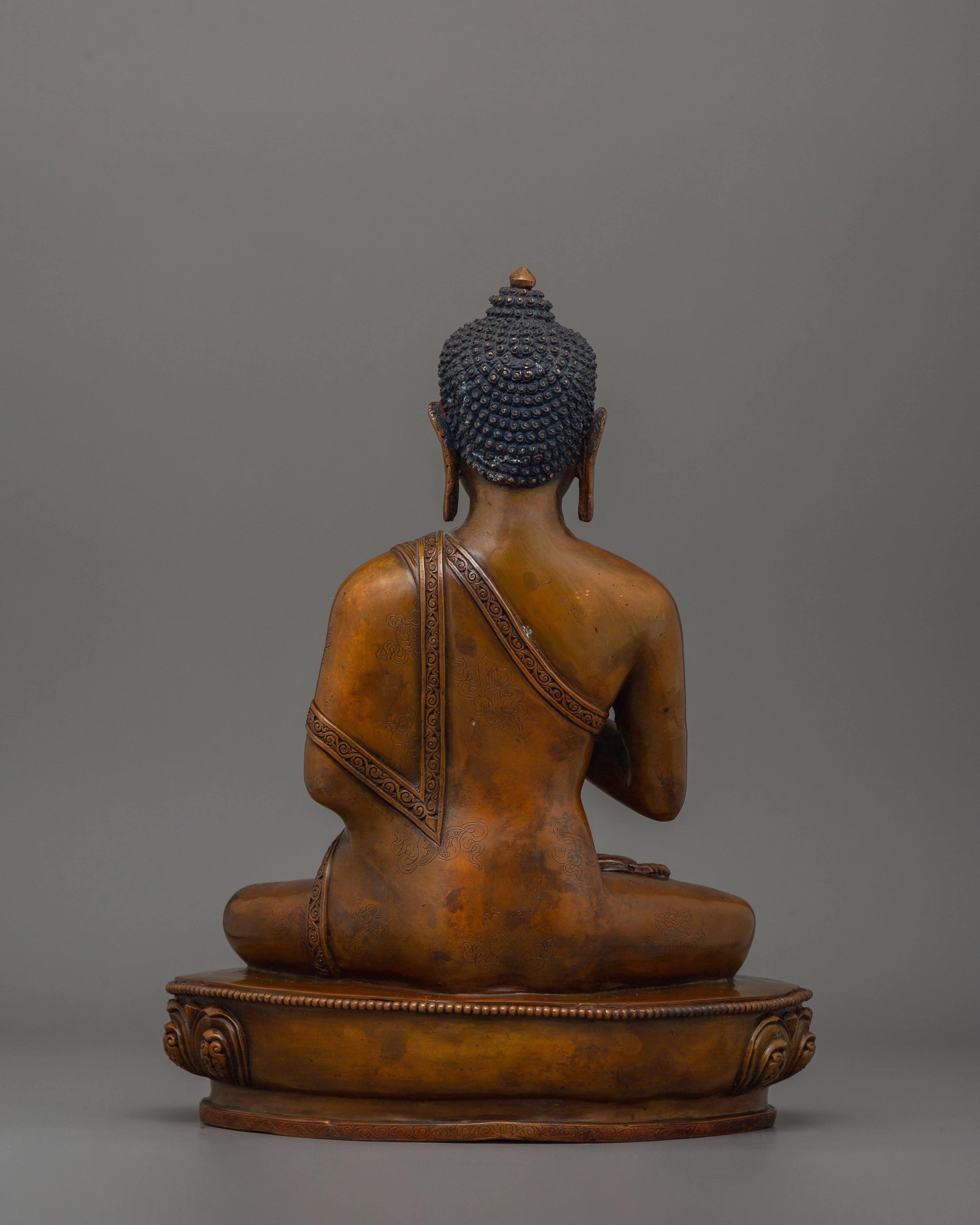 Oxidized Body Vairocana Statue | Also Know as Dhyani Buddha