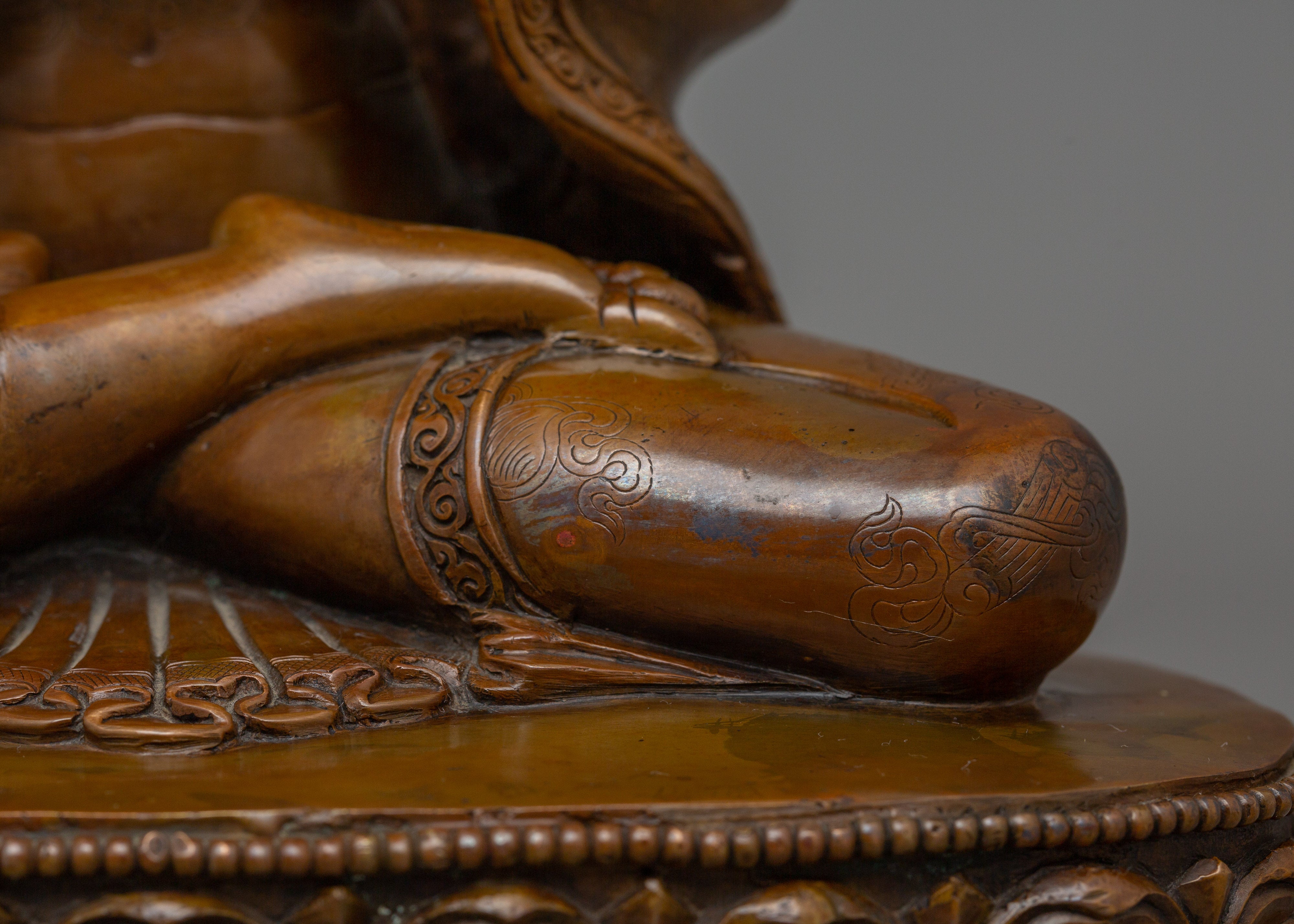 Oxidized Body Vairocana Statue | Also Know as Dhyani Buddha