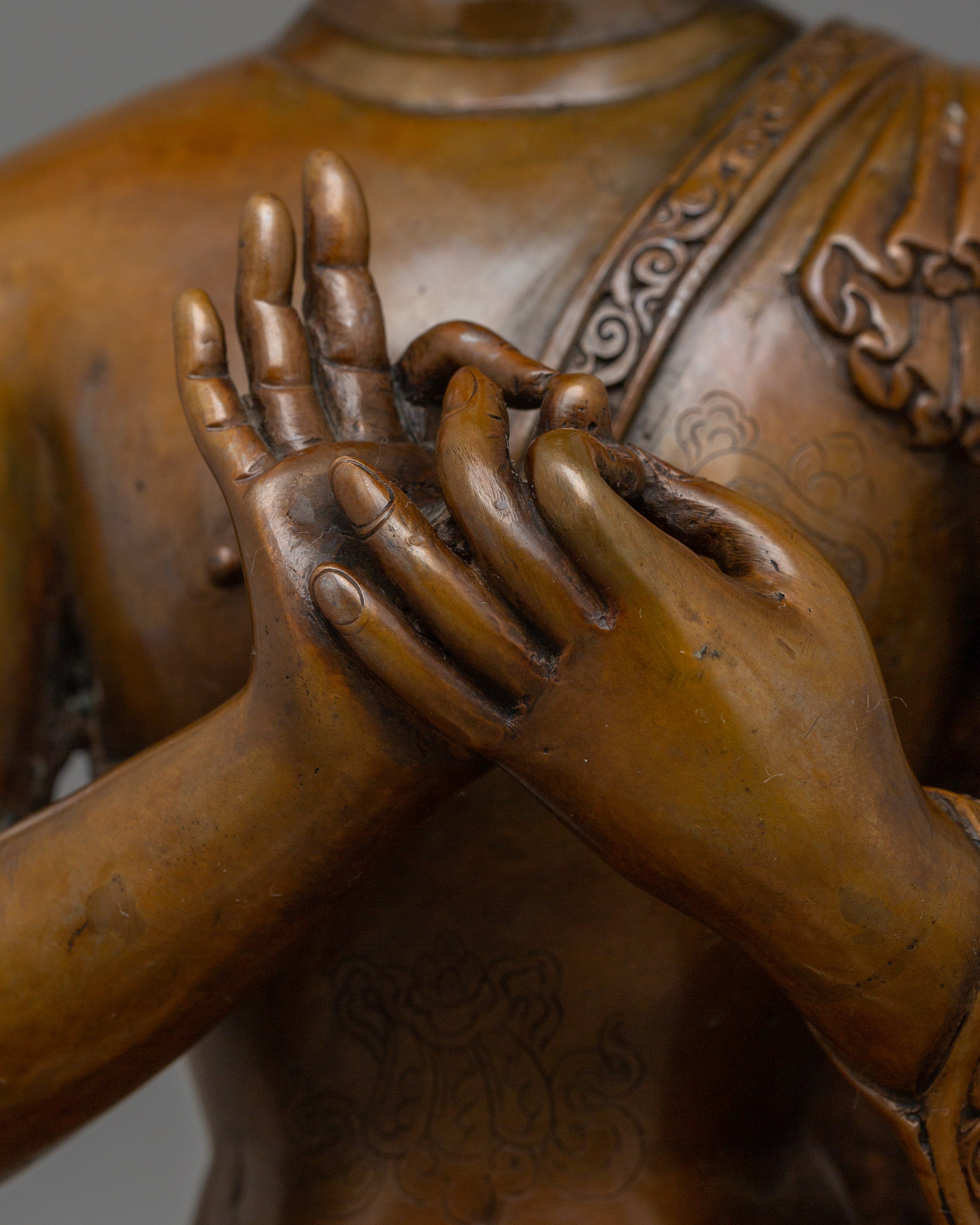 Oxidized Body Vairocana Statue | Also Know as Dhyani Buddha