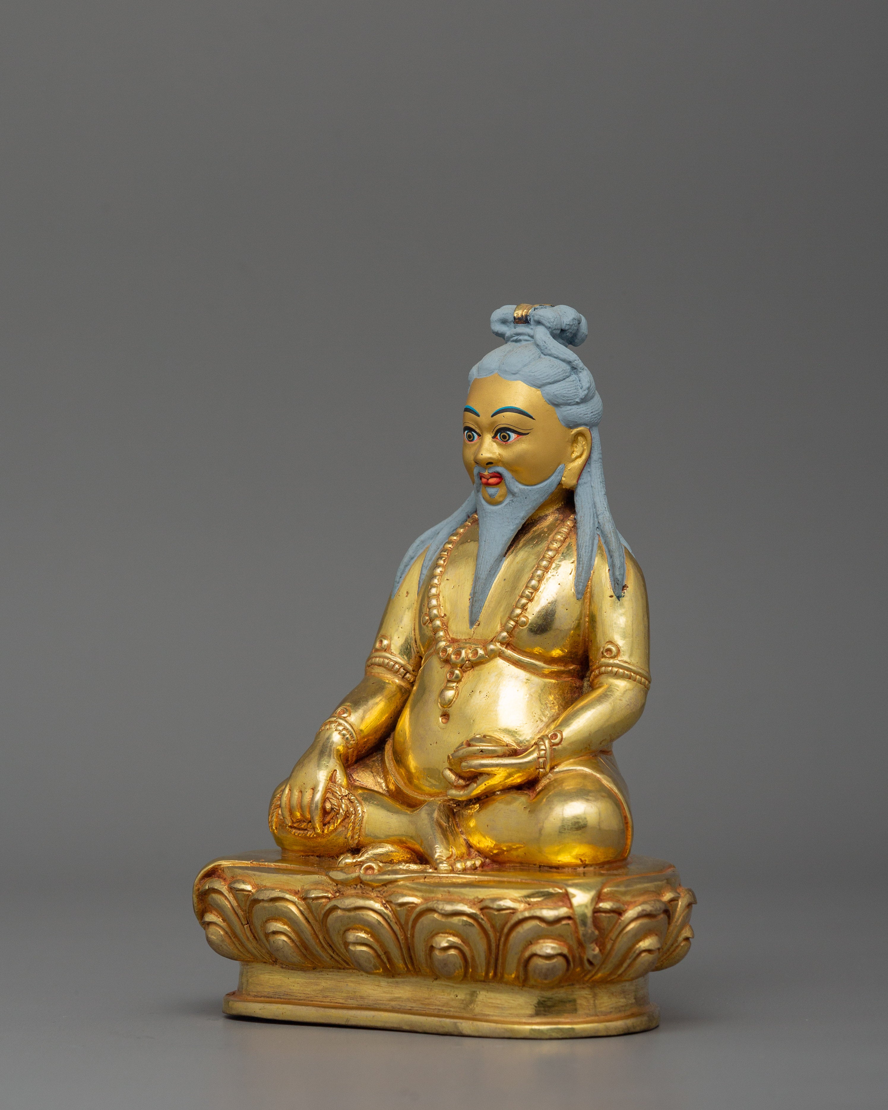 Himalayan Figurine of Buddhist Master | A Journey to Enlightenment