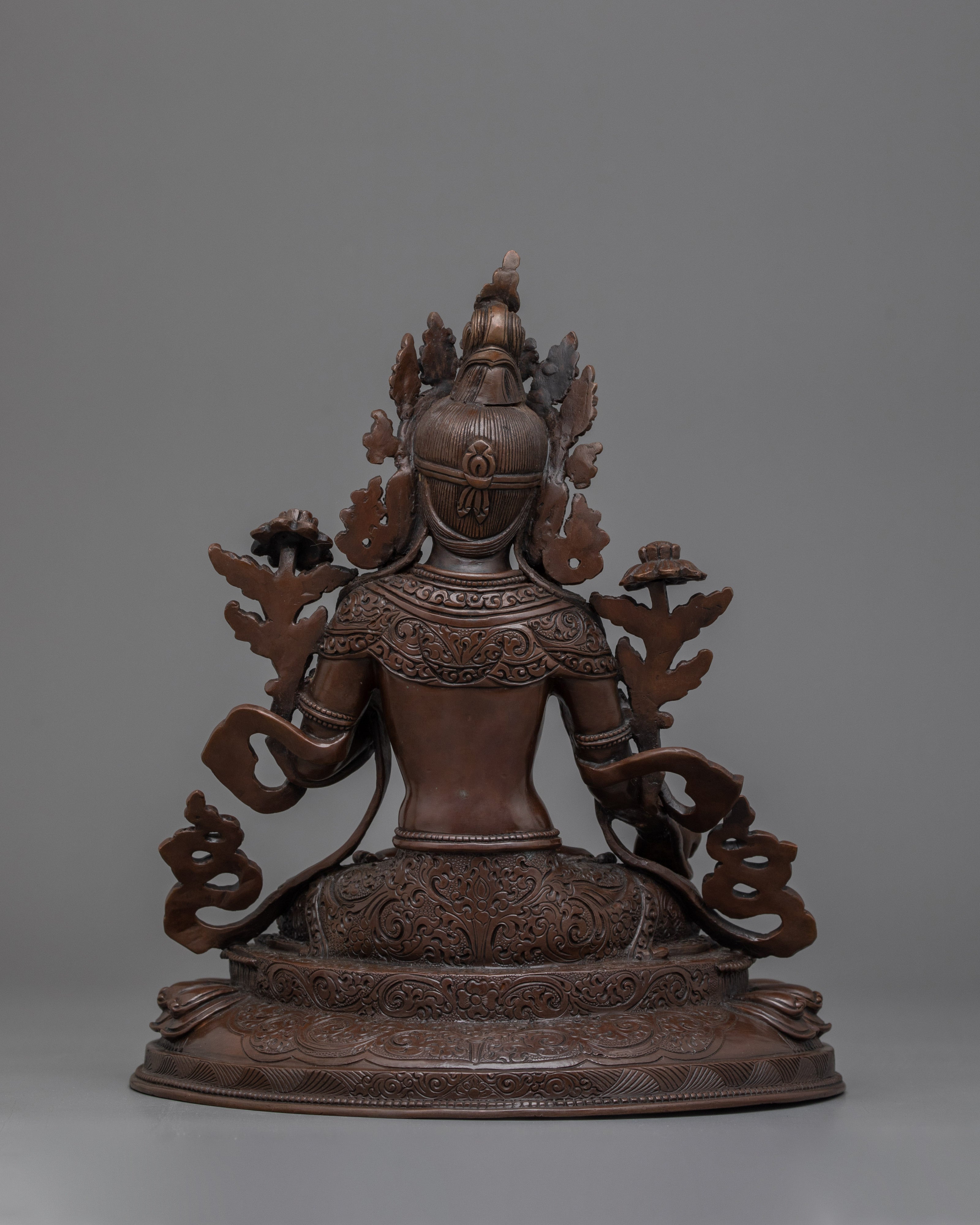 Himalayan Buddhist Figurine of Sita Tara Deity | Goddess of Compassion and Protection