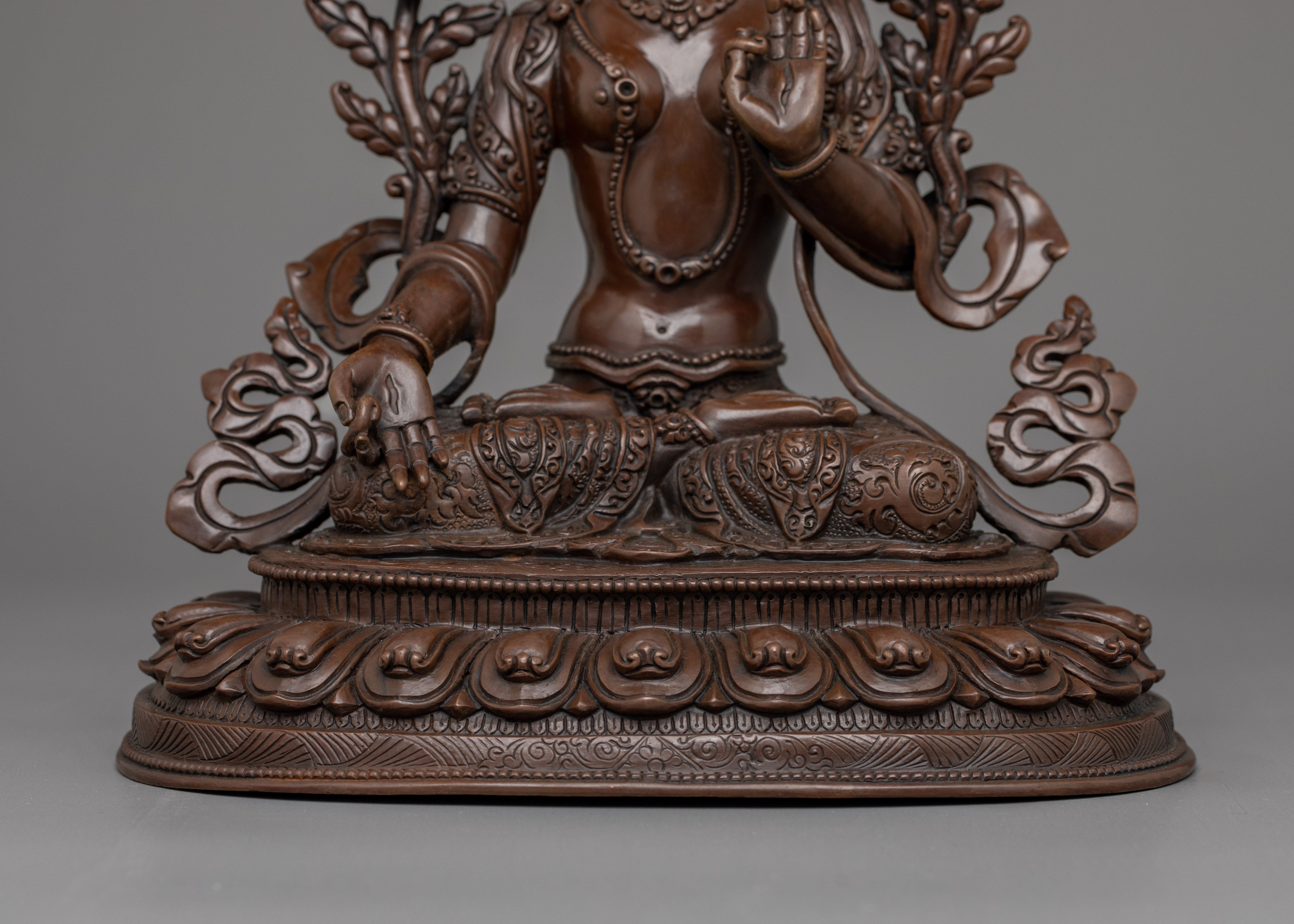 Himalayan Buddhist Figurine of Sita Tara Deity | Goddess of Compassion and Protection