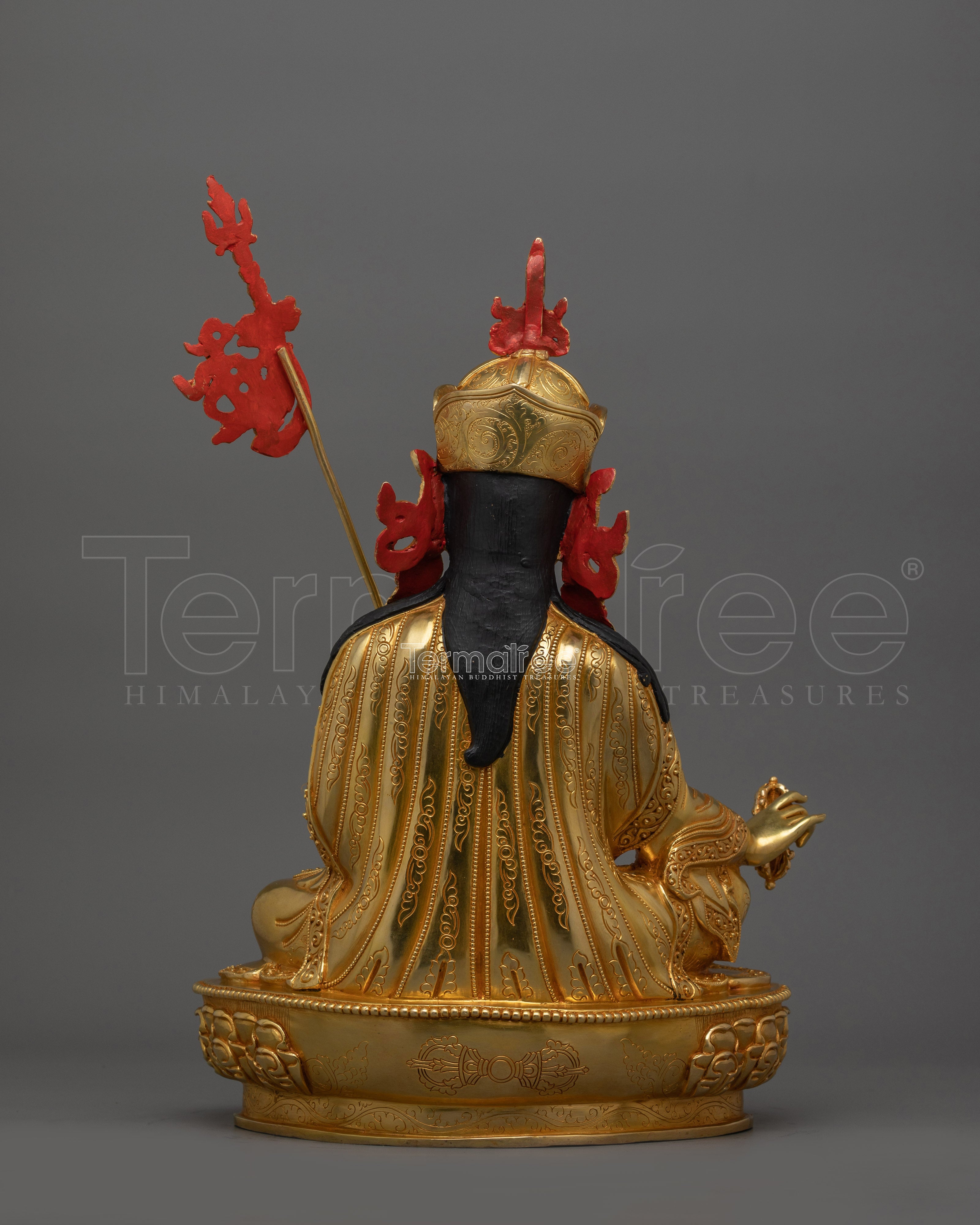 Handmade Tibetan Tantric Master Guru Rinpoche Statue | Buddha of Transformation