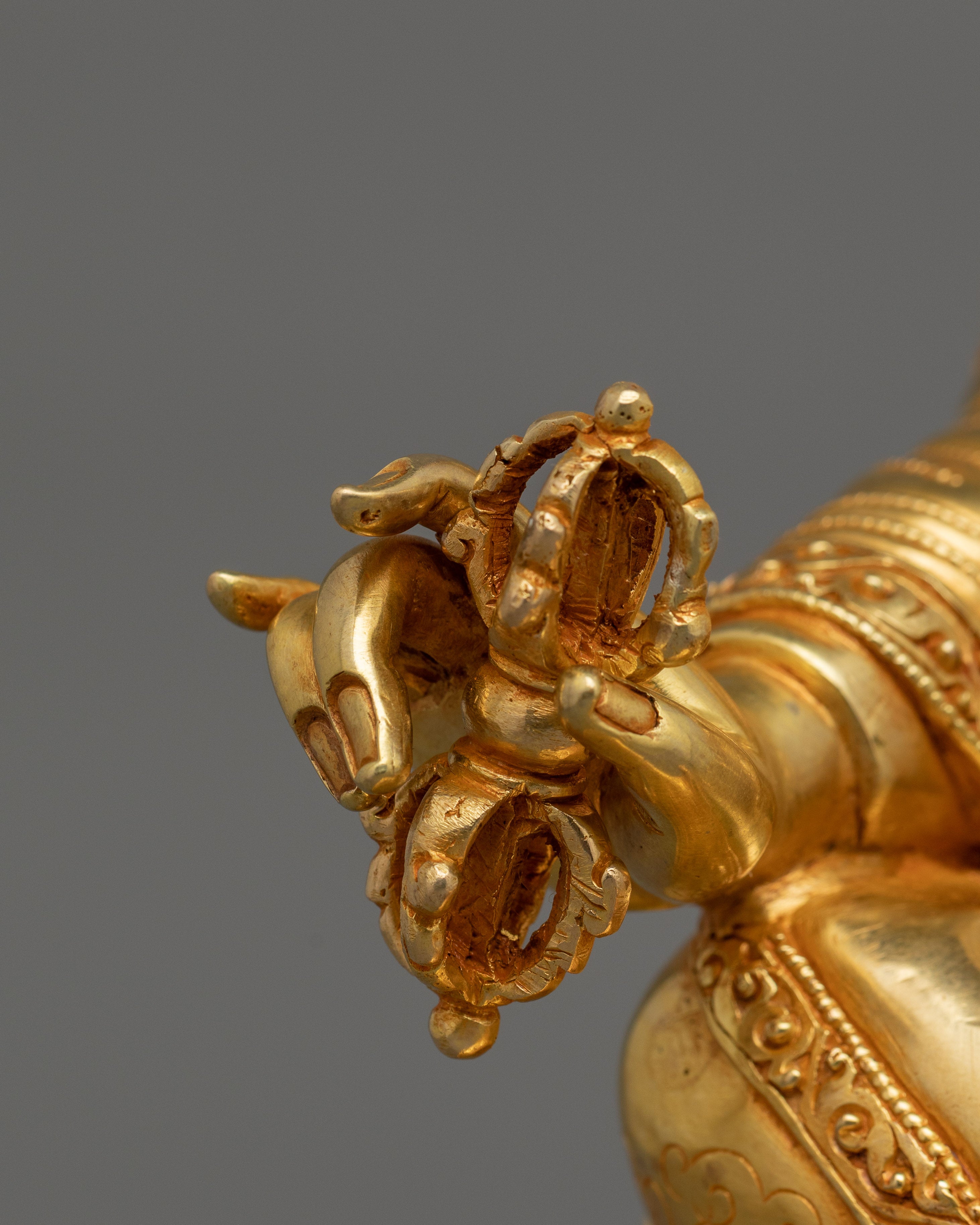 Handmade Tibetan Tantric Master Guru Rinpoche Statue | Buddha of Transformation