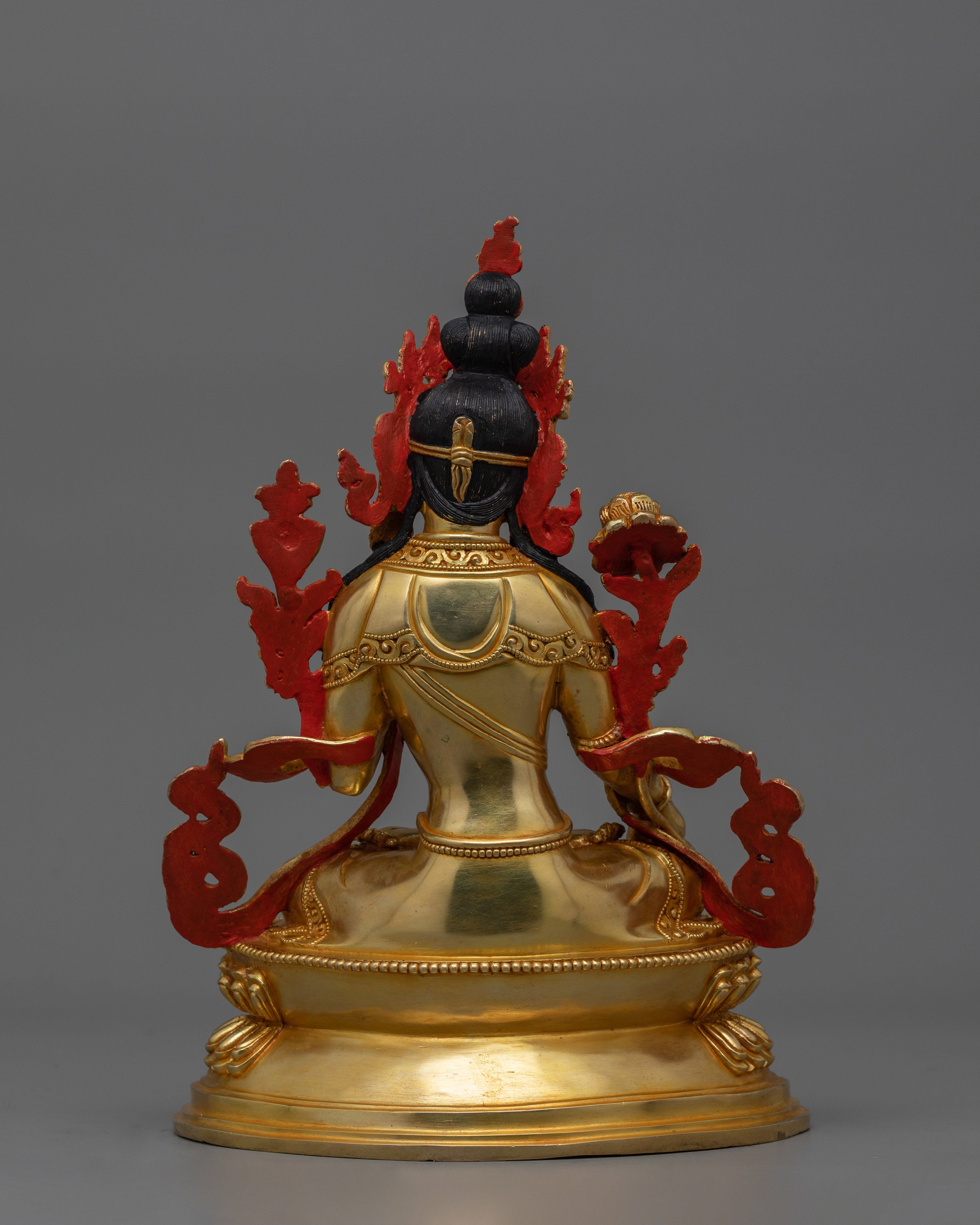 Himalayan Buddhist Deity White Tara Figurine | Goddess of Healing and Spiritual Protection