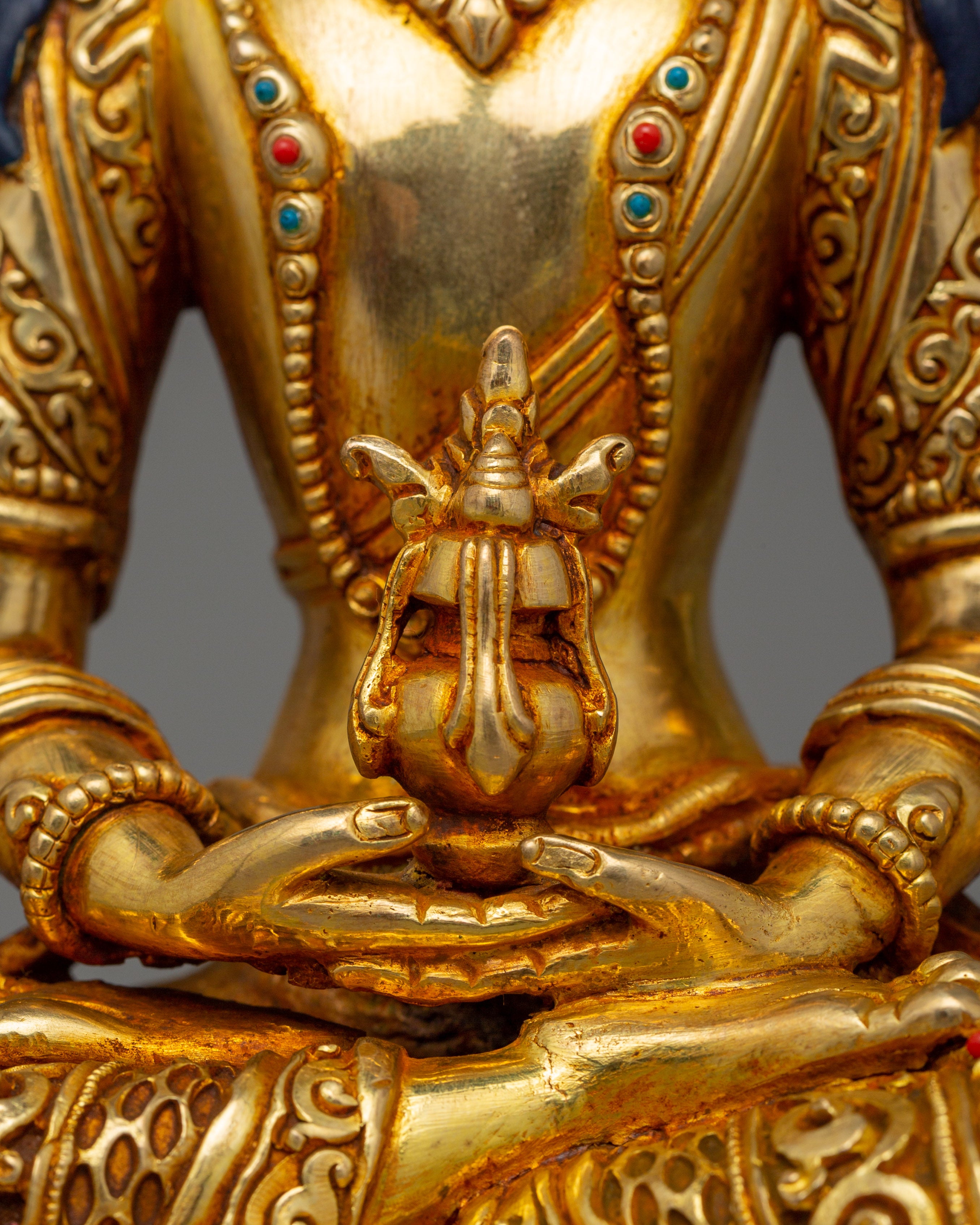 Handmade Sculpture of Longevity Deity Amitayus | The Buddha of Longevity