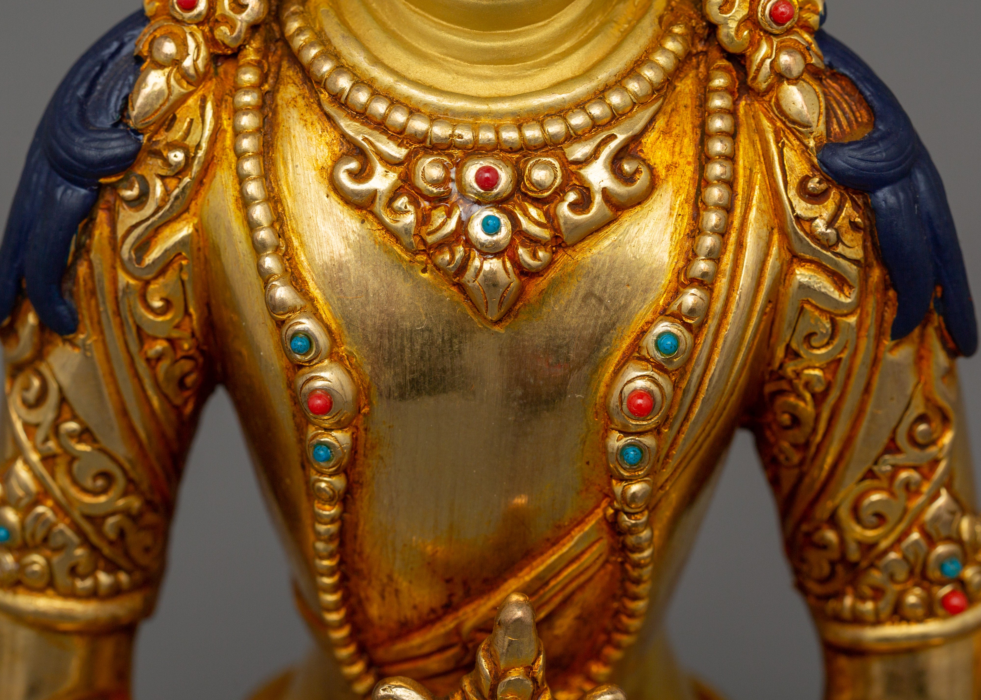 Handmade Sculpture of Longevity Deity Amitayus | The Buddha of Longevity