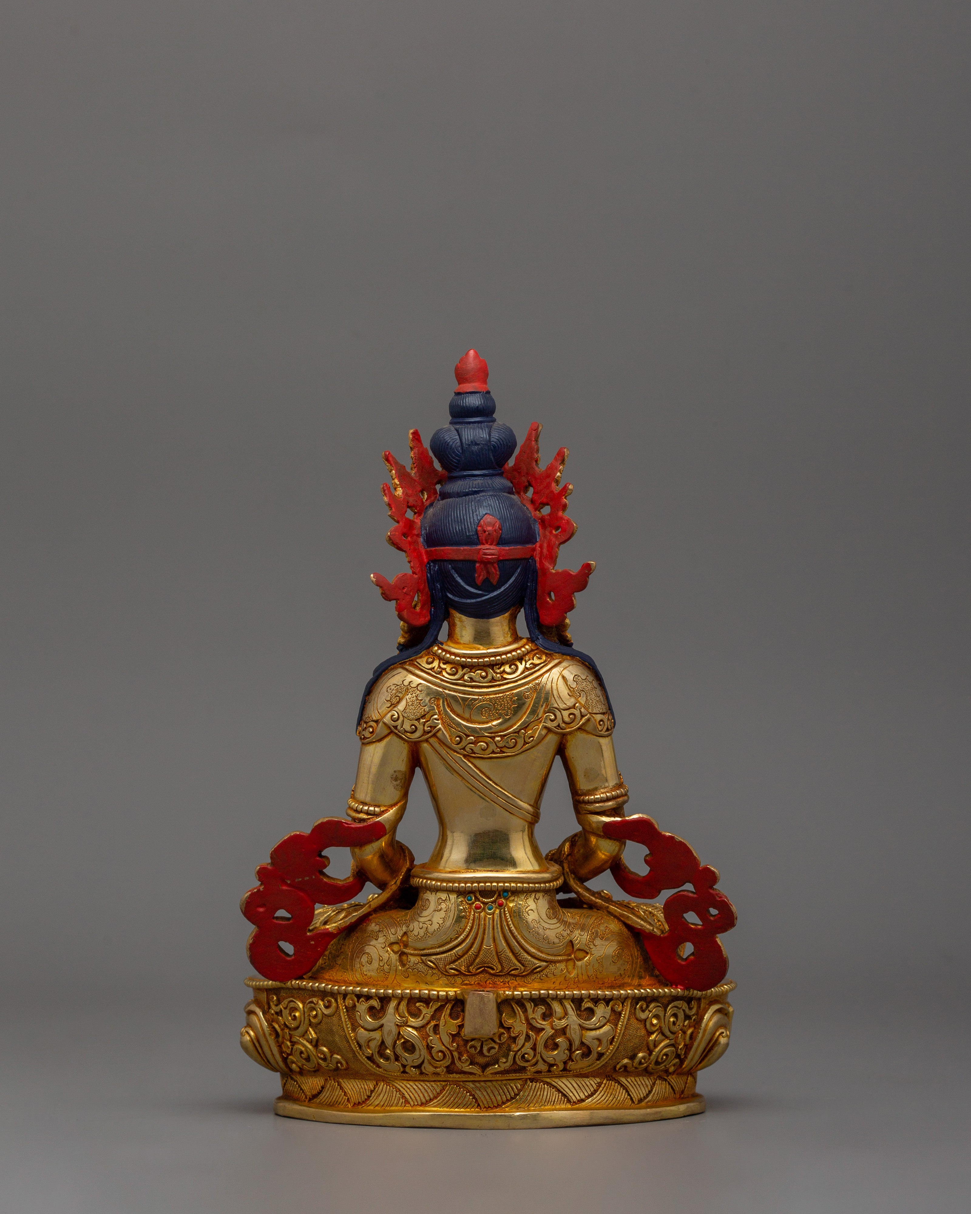 Handmade Sculpture of Longevity Deity Amitayus | The Buddha of Longevity
