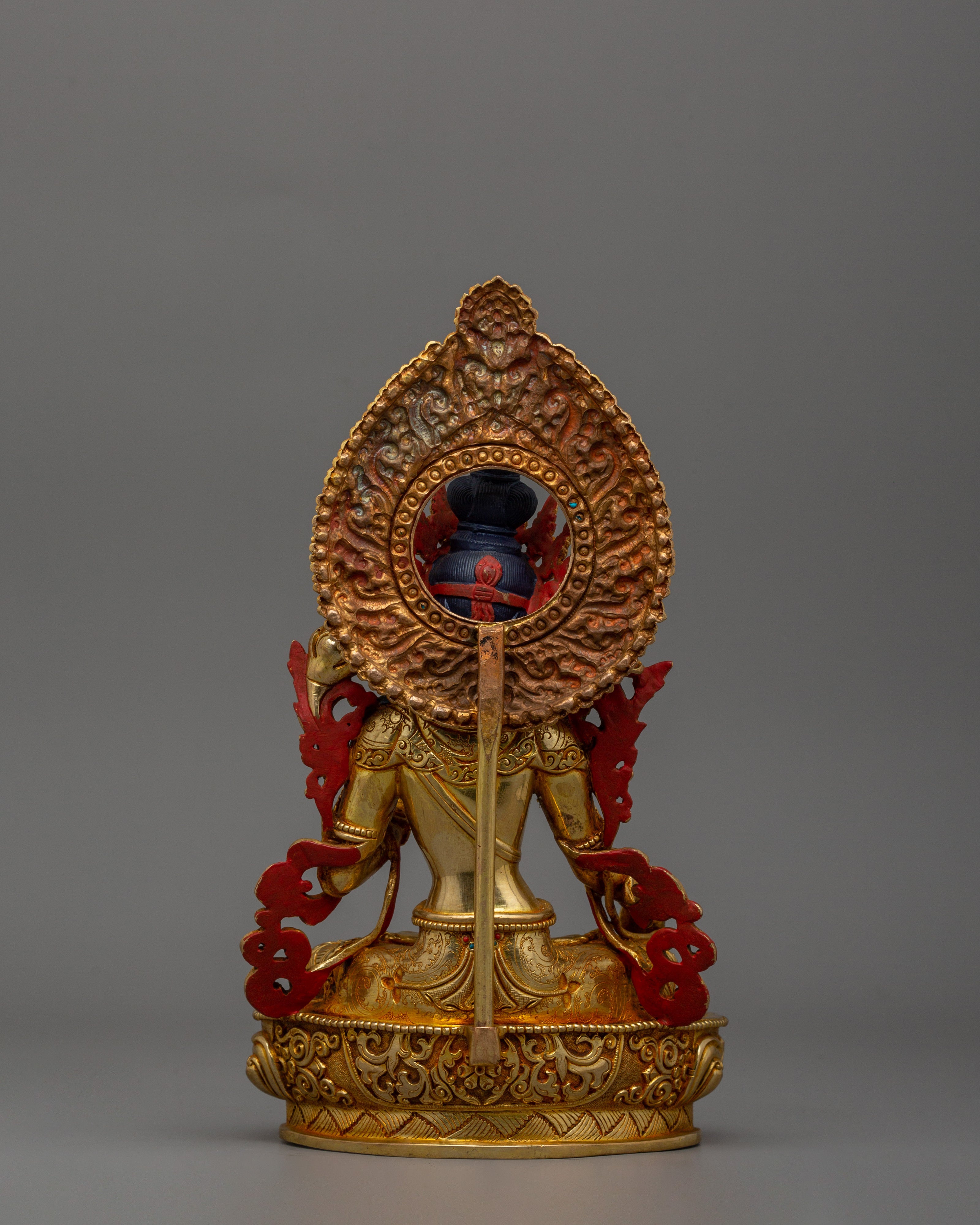 Tibetan Statue of Seven-Eyes Deity White Tara | Goddess of Compassion and Healing