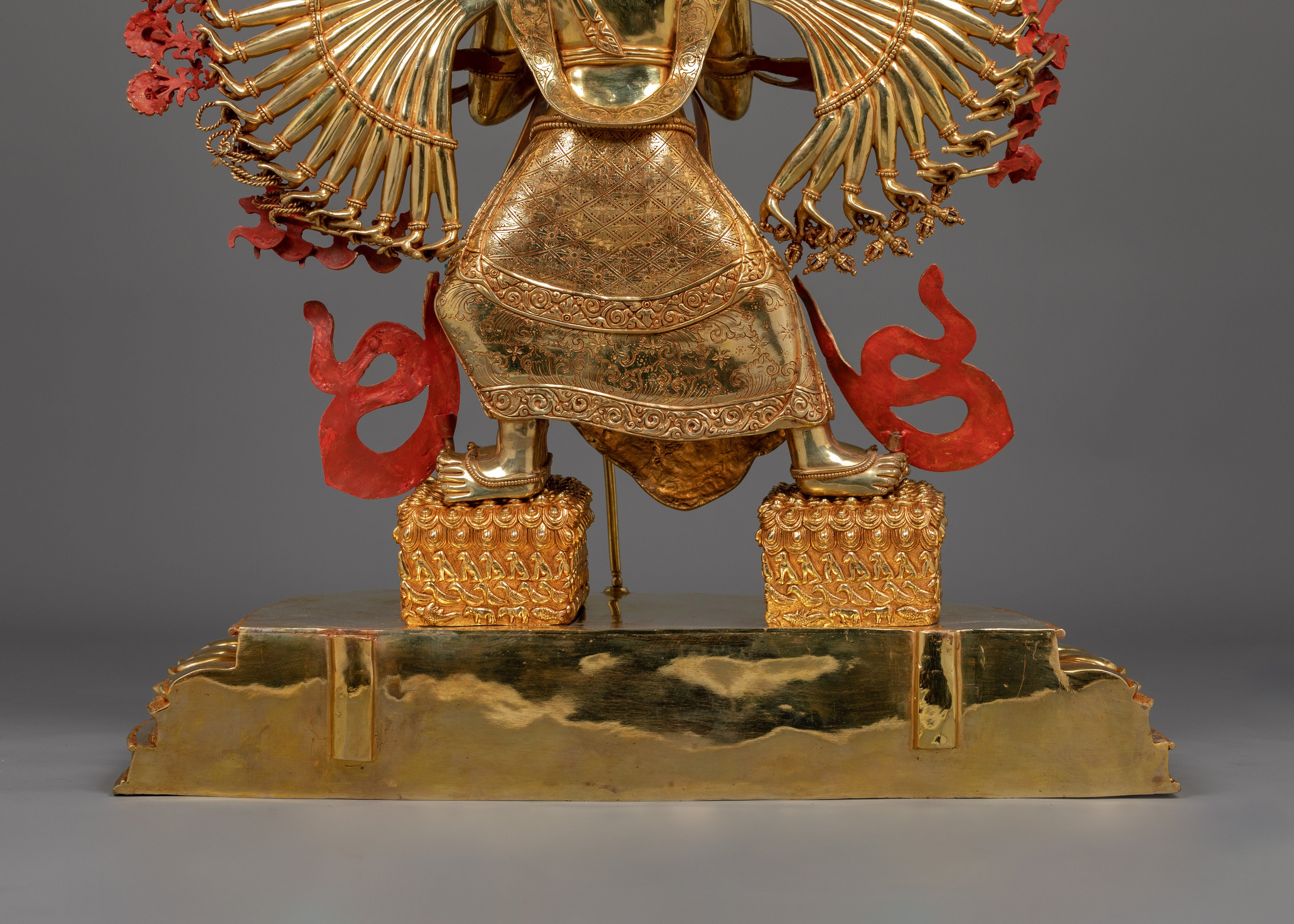 Handmade 1000-Armed Dukar Figurine | The Protector Deity of Compassion