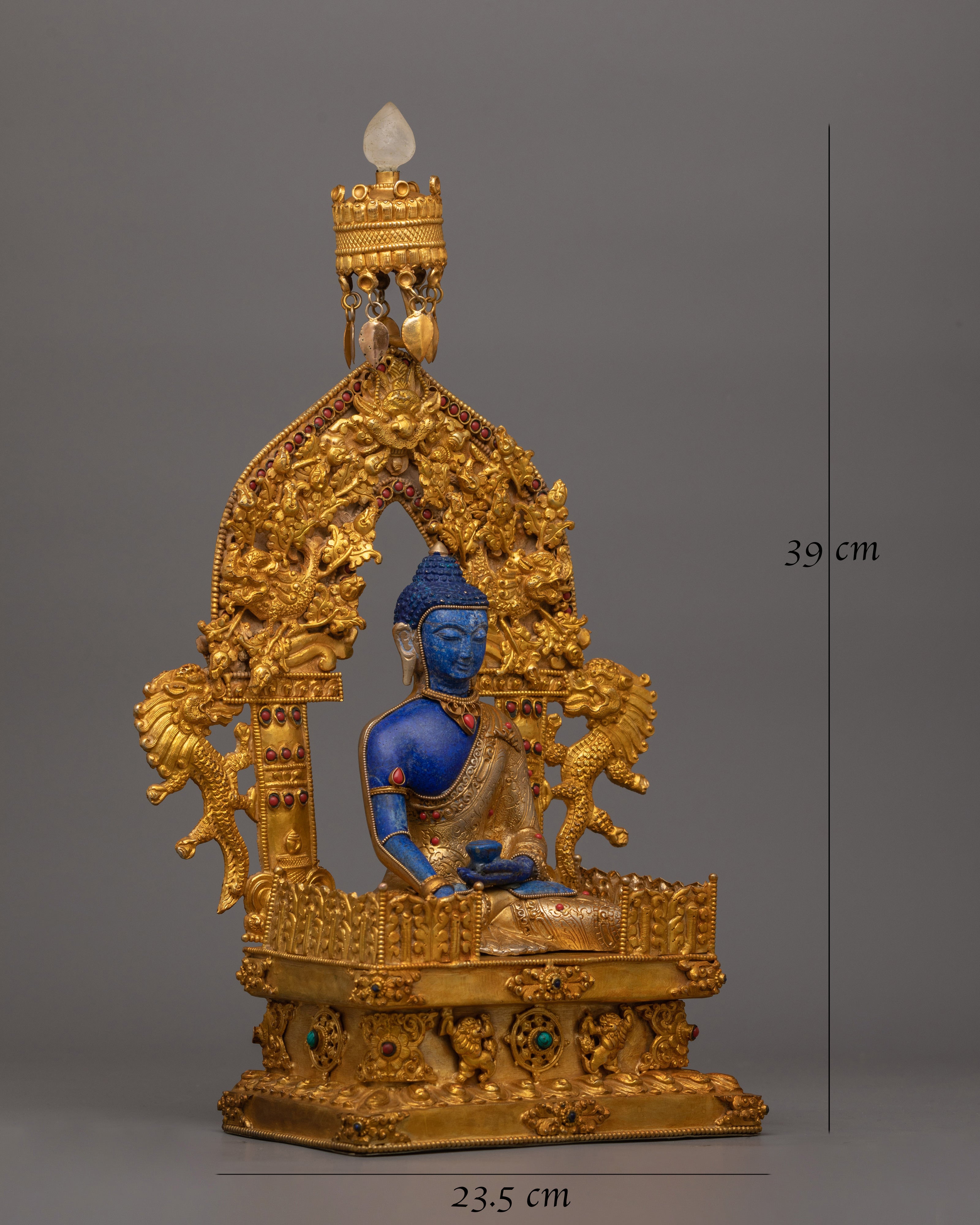 Lapis Stone Shakyamuni Buddha