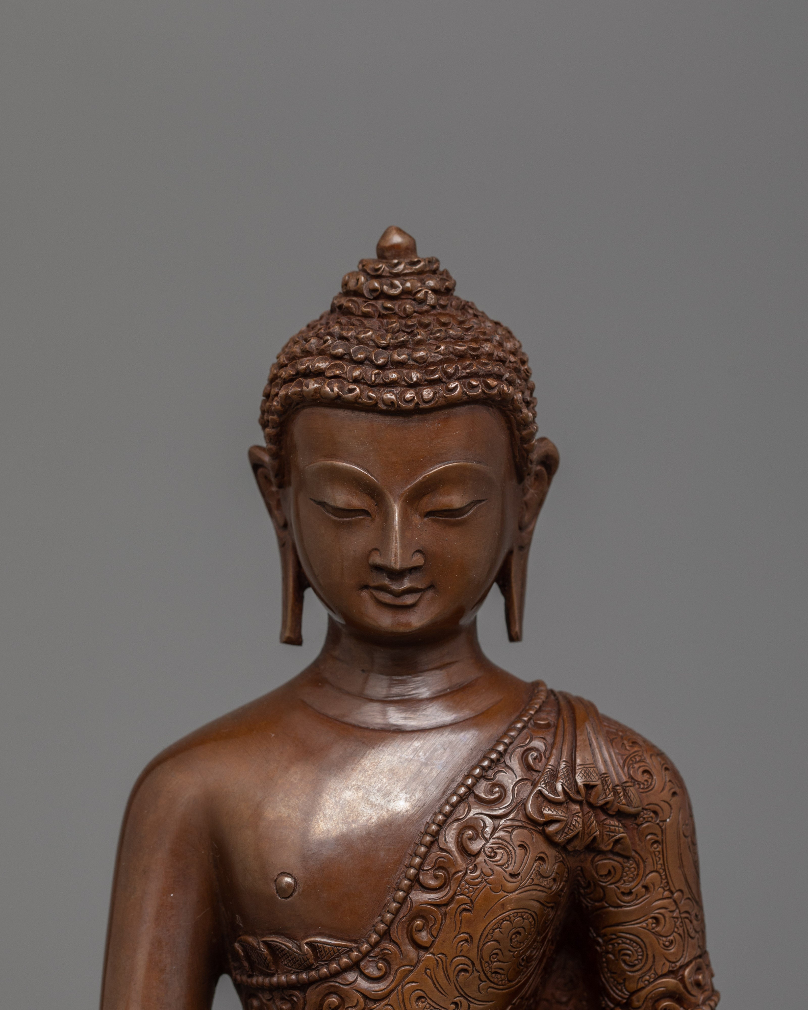 Handmade Dharma Teacher Shakyamuni Buddha | Symbol of Serenity and Enlightenment