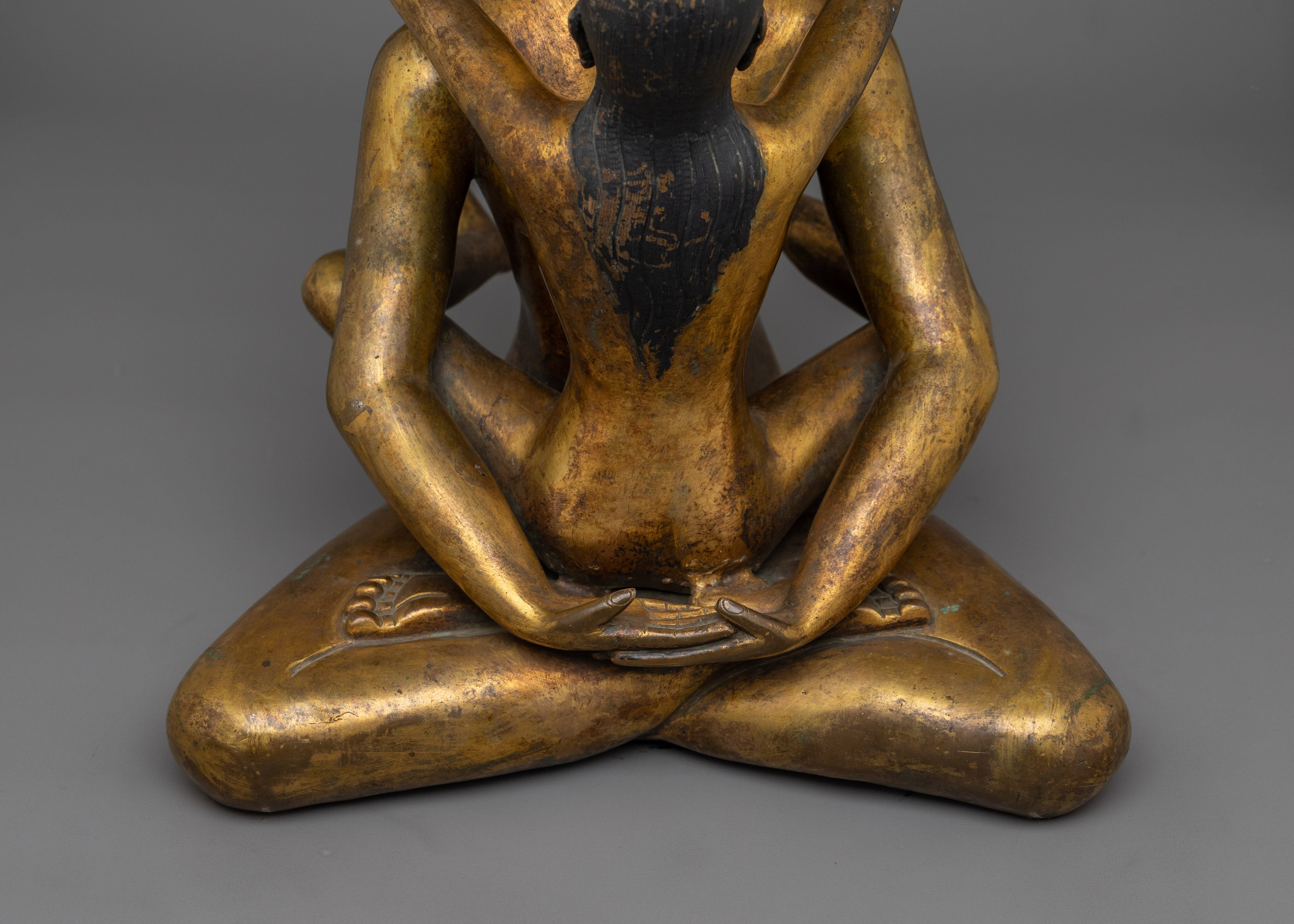 Tibetan Figurine of Samantabhadra | Bodhisattva of Wisdom and Compassion