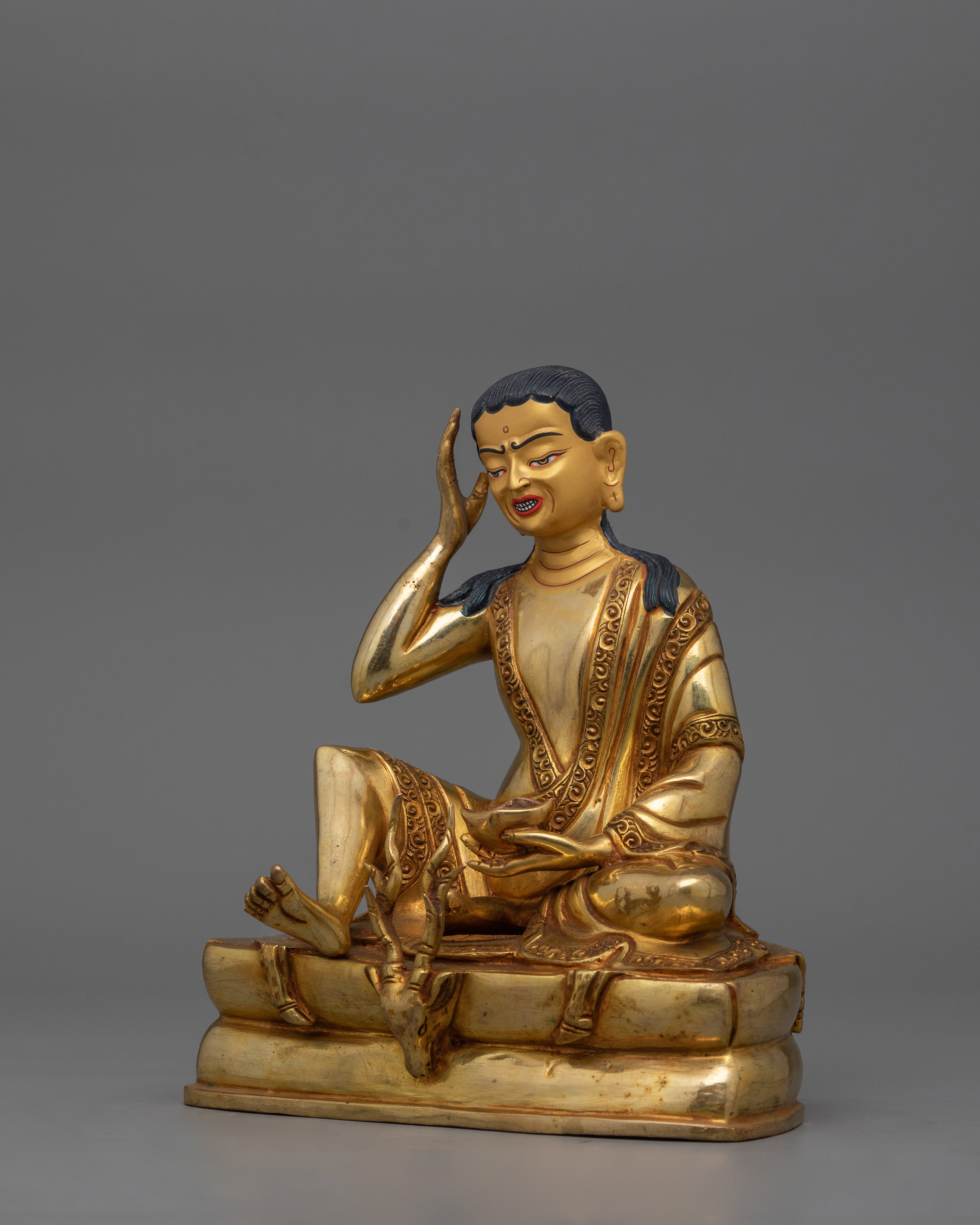 Tibetan Teacher Milarepa Sculpture | The Enlightened Yogi of Tibet
