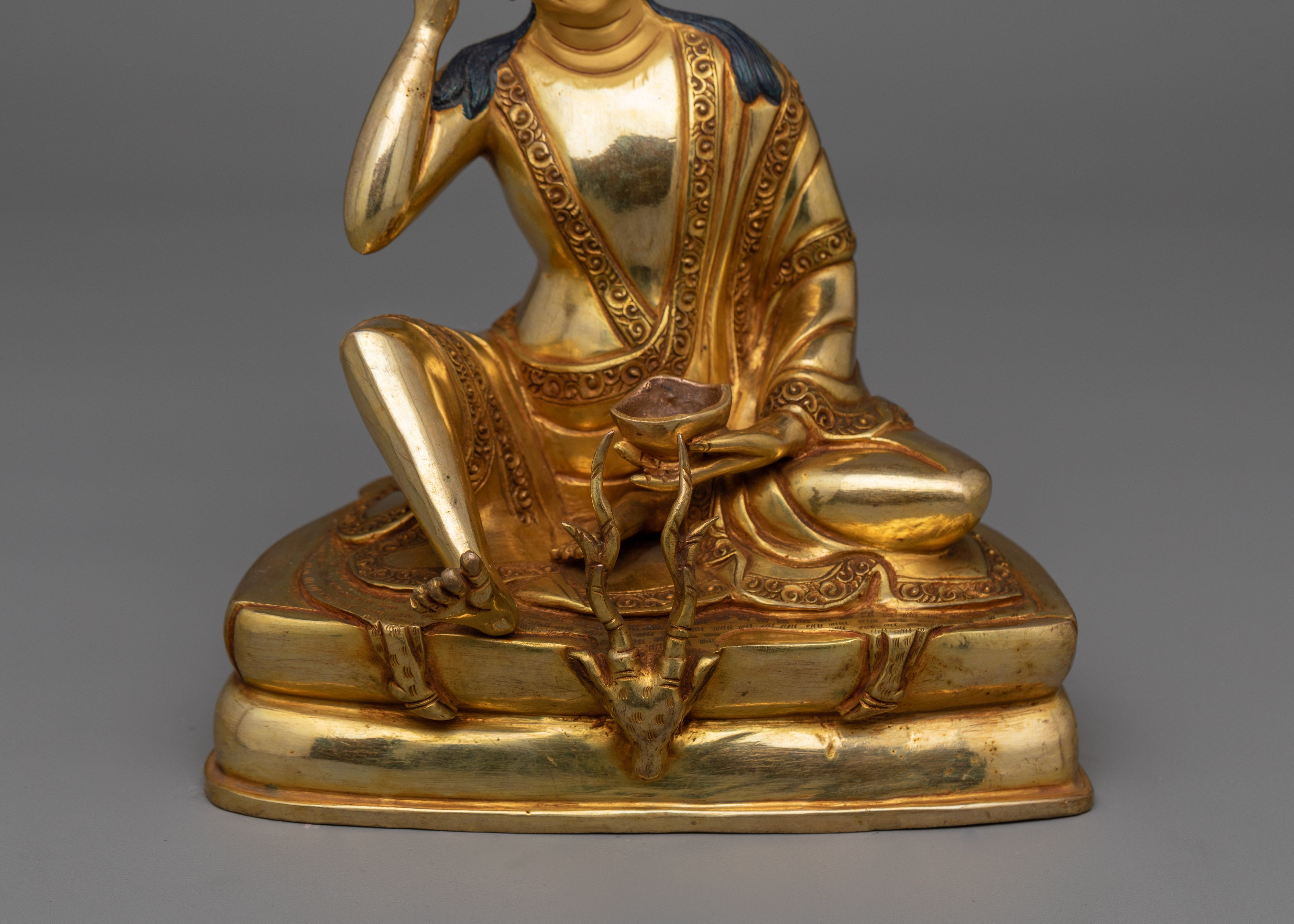 Tibetan Teacher Milarepa Sculpture | The Enlightened Yogi of Tibet