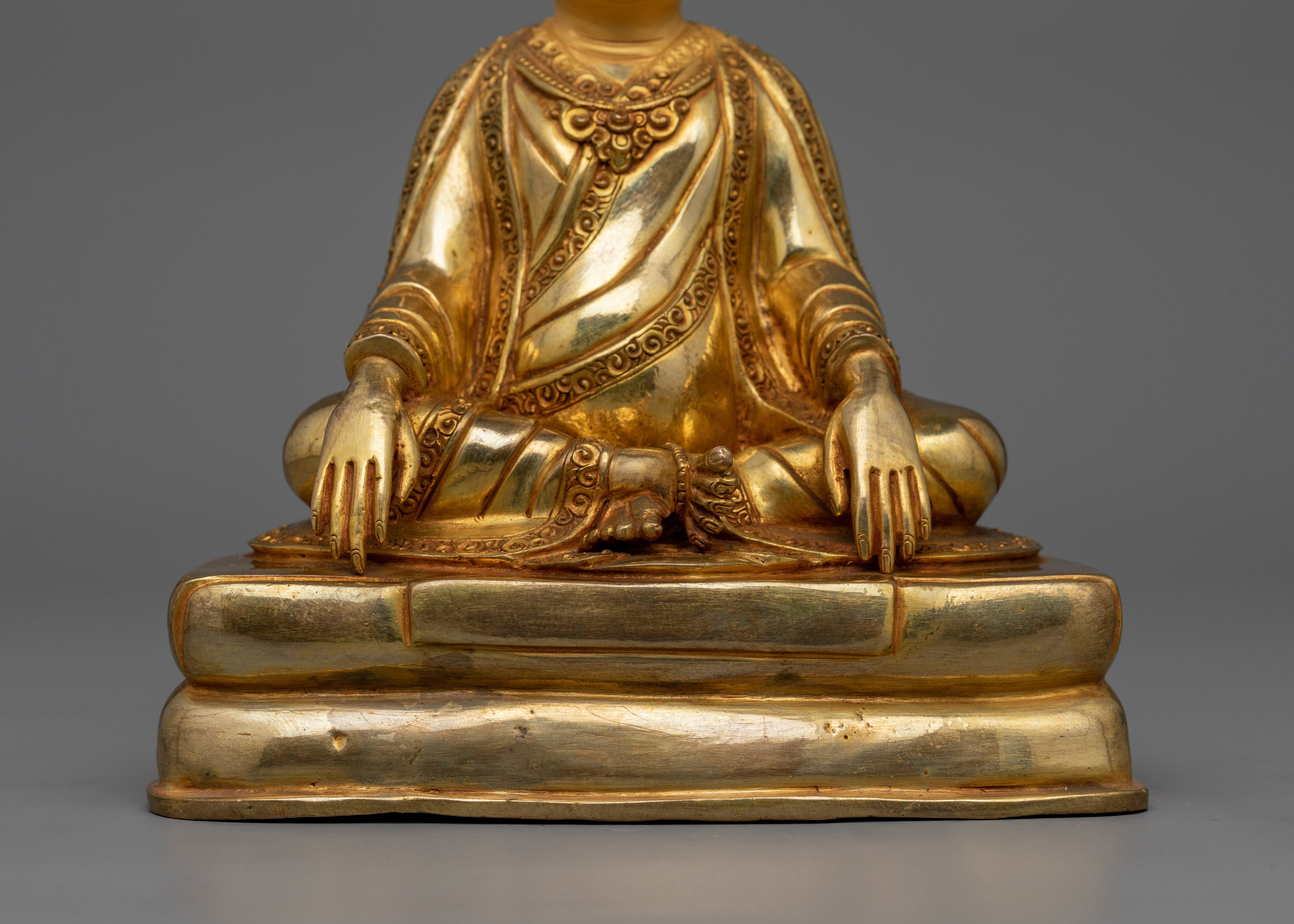 Handmade Sculpture of Shakya Master Set | Buddha of Wisdom and Spiritual Insight