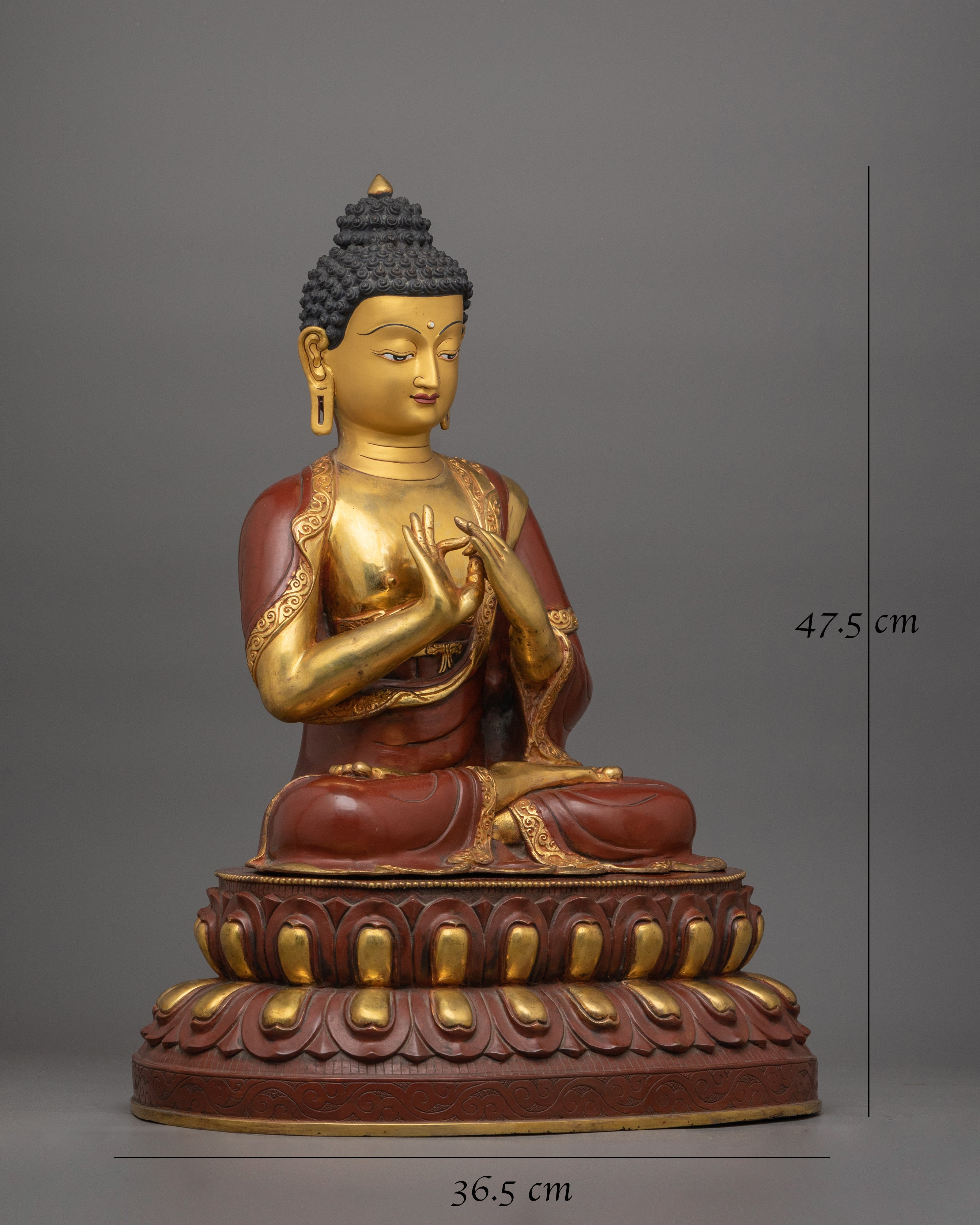 Enlightened Vairocana Buddha Sculpture