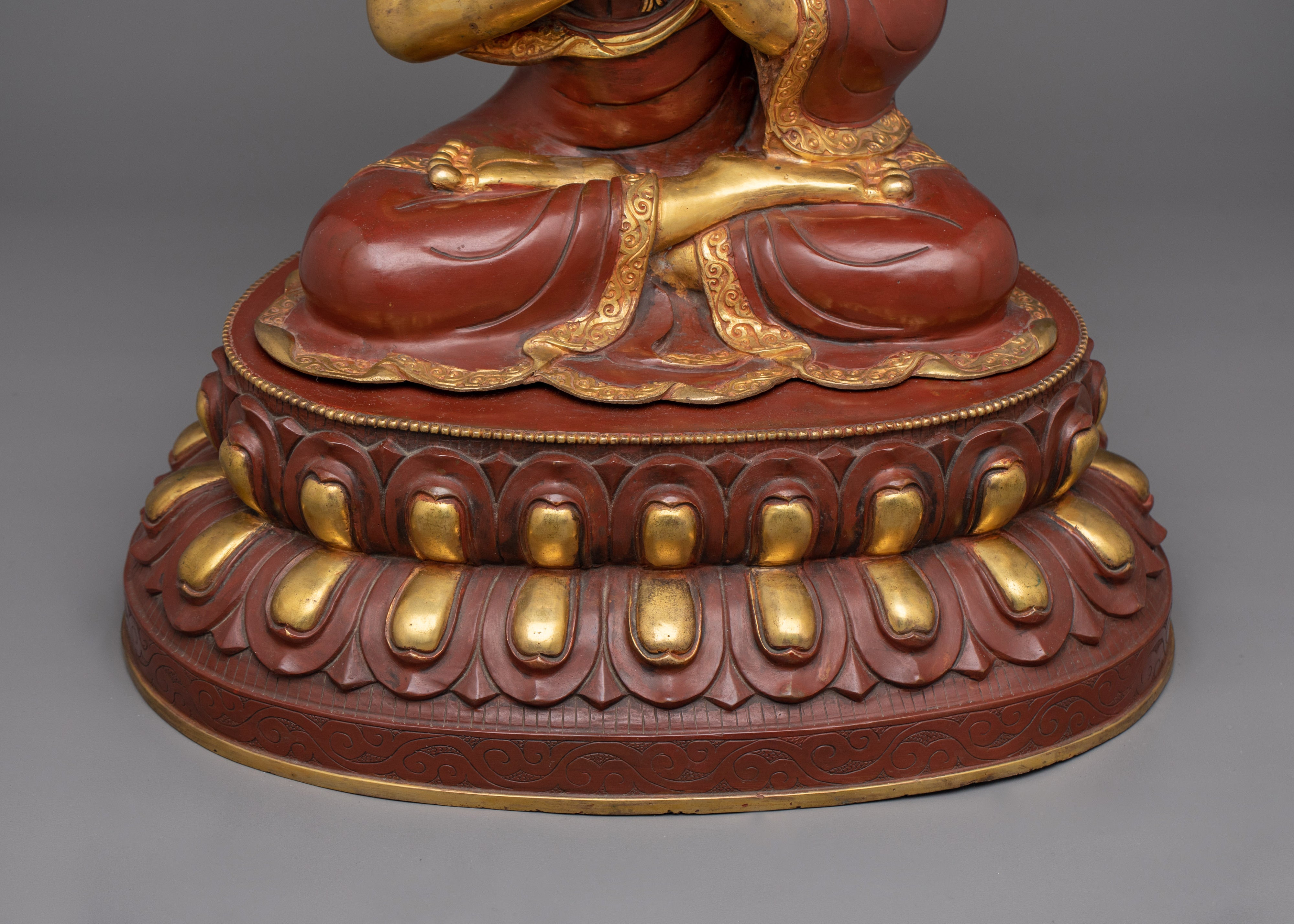 Enlightened Vairocana Buddha Sculpture | Buddha of Universal Wisdom