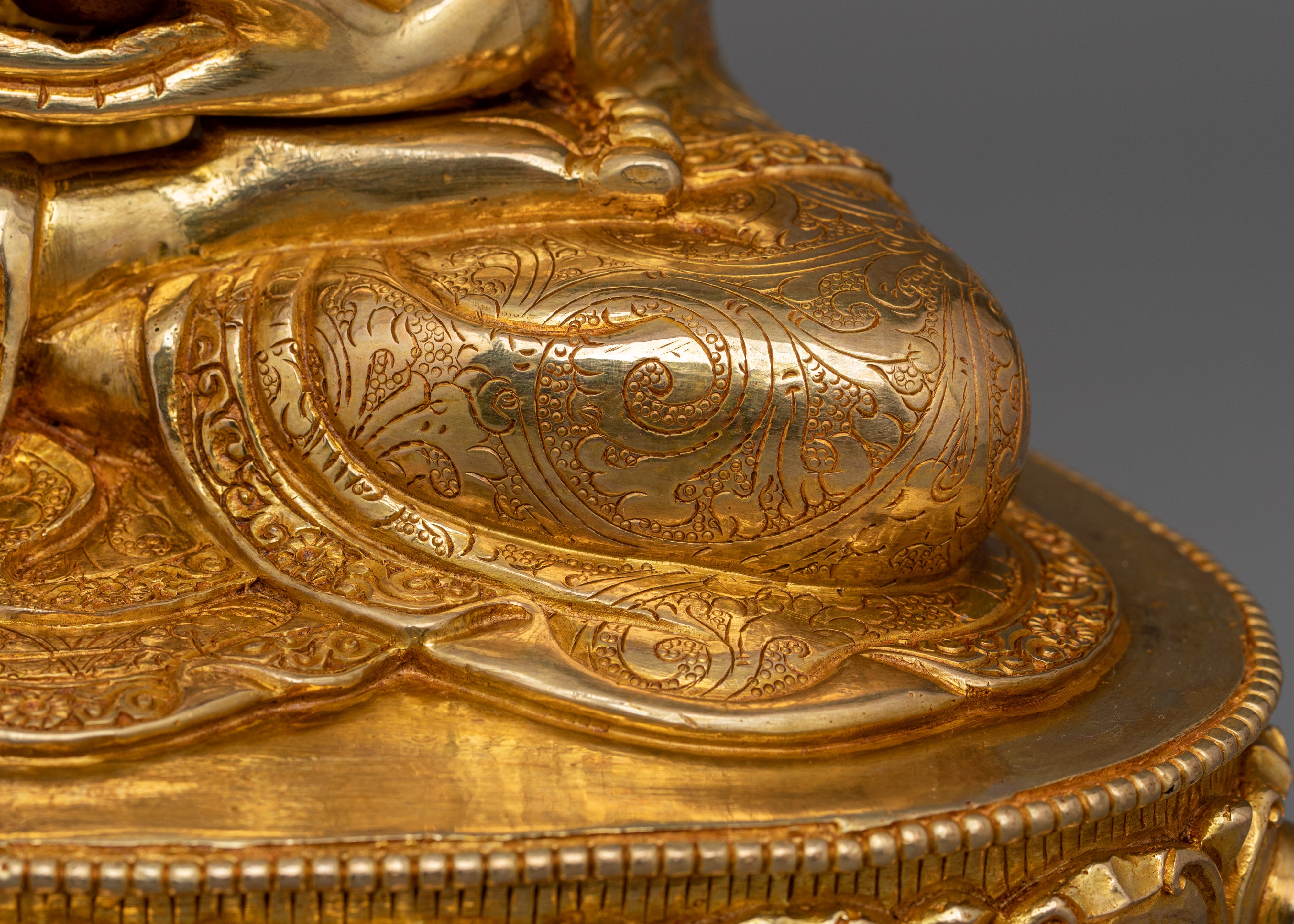 Tibetan Buddha Amitabha Figurine | Buddha of Infinite Light and Wisdom