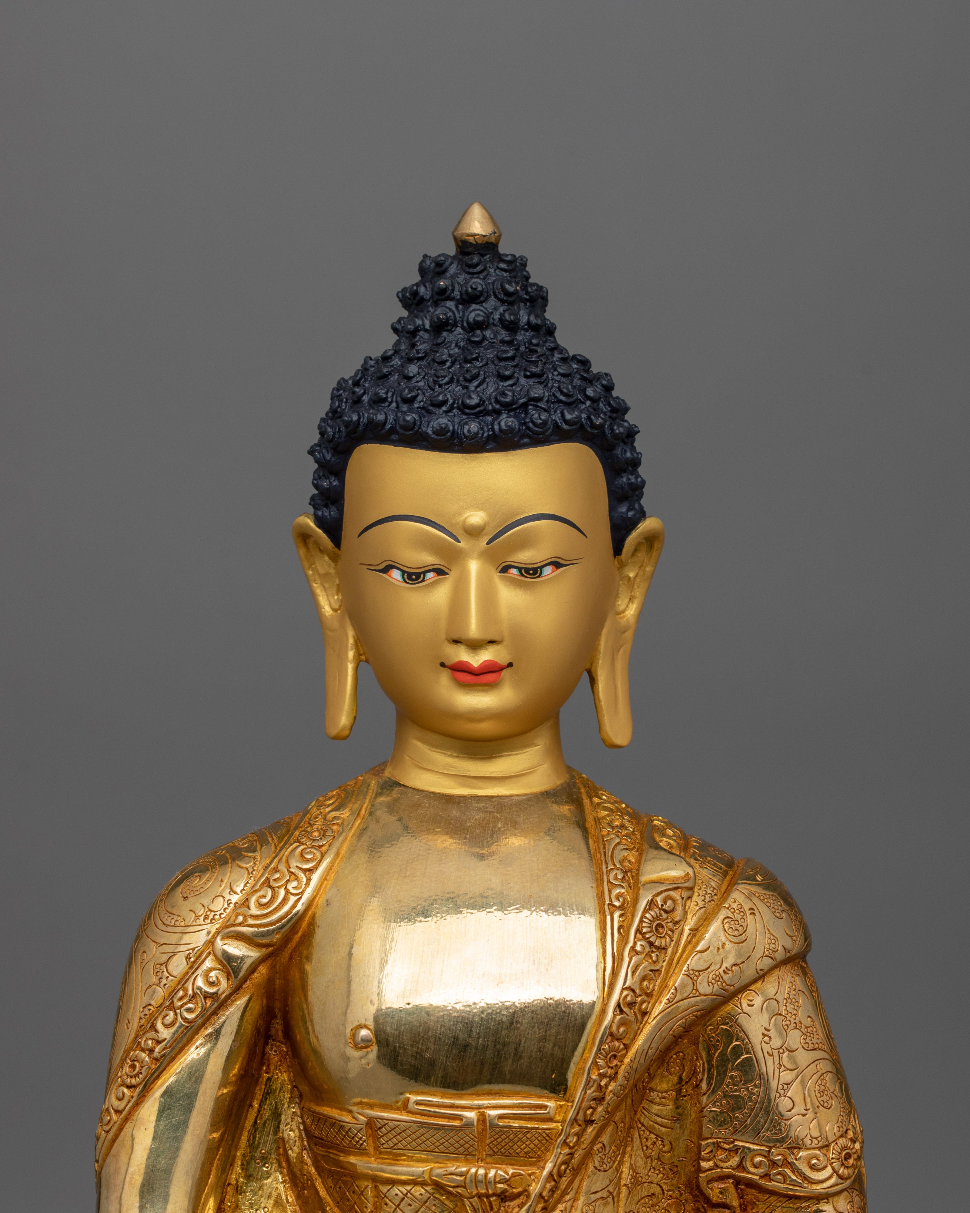 Tibetan Buddha Amitabha Figurine | Buddha of Infinite Light and Wisdom