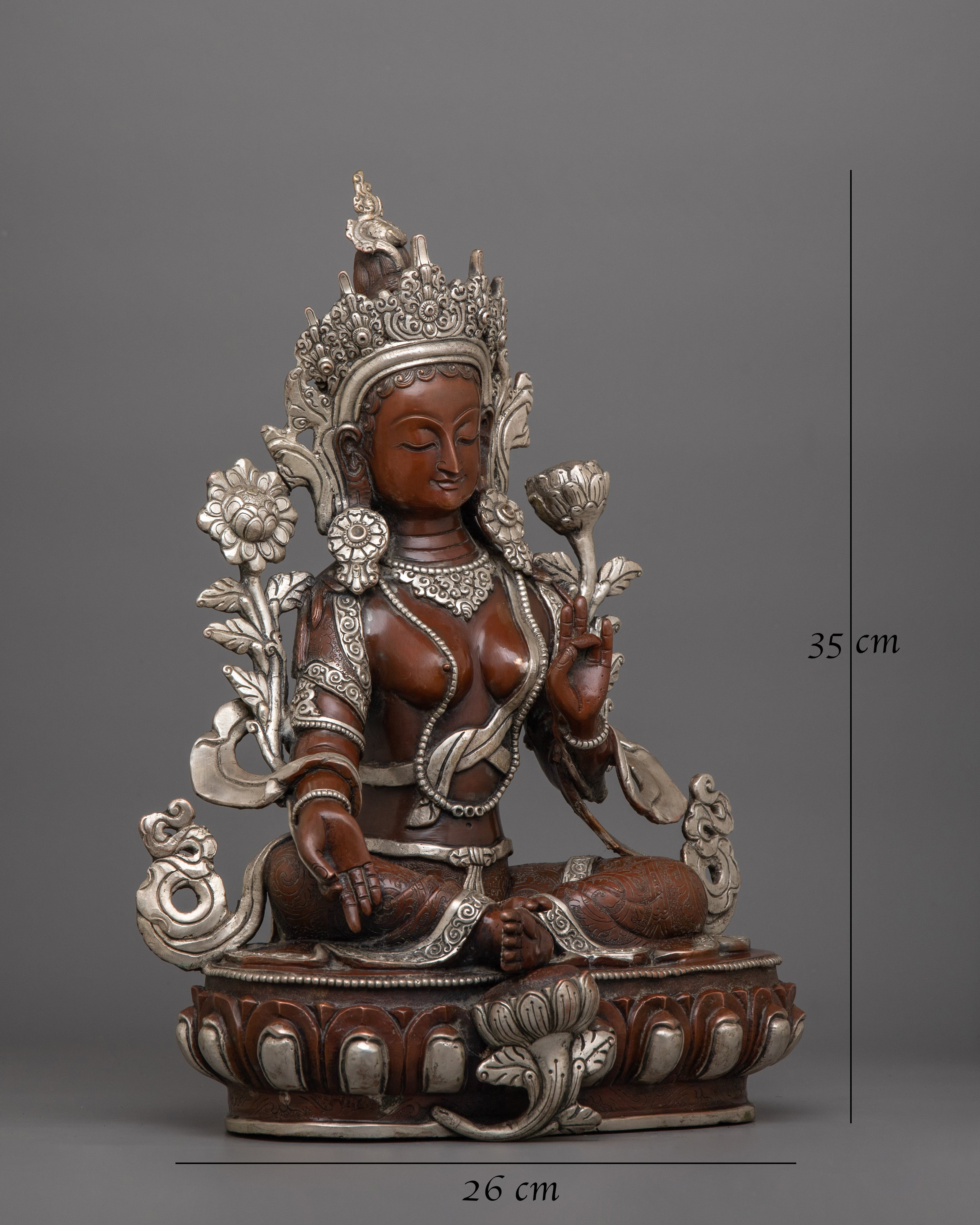 himalayan-sculpture-of-divine-deity-green-tara
