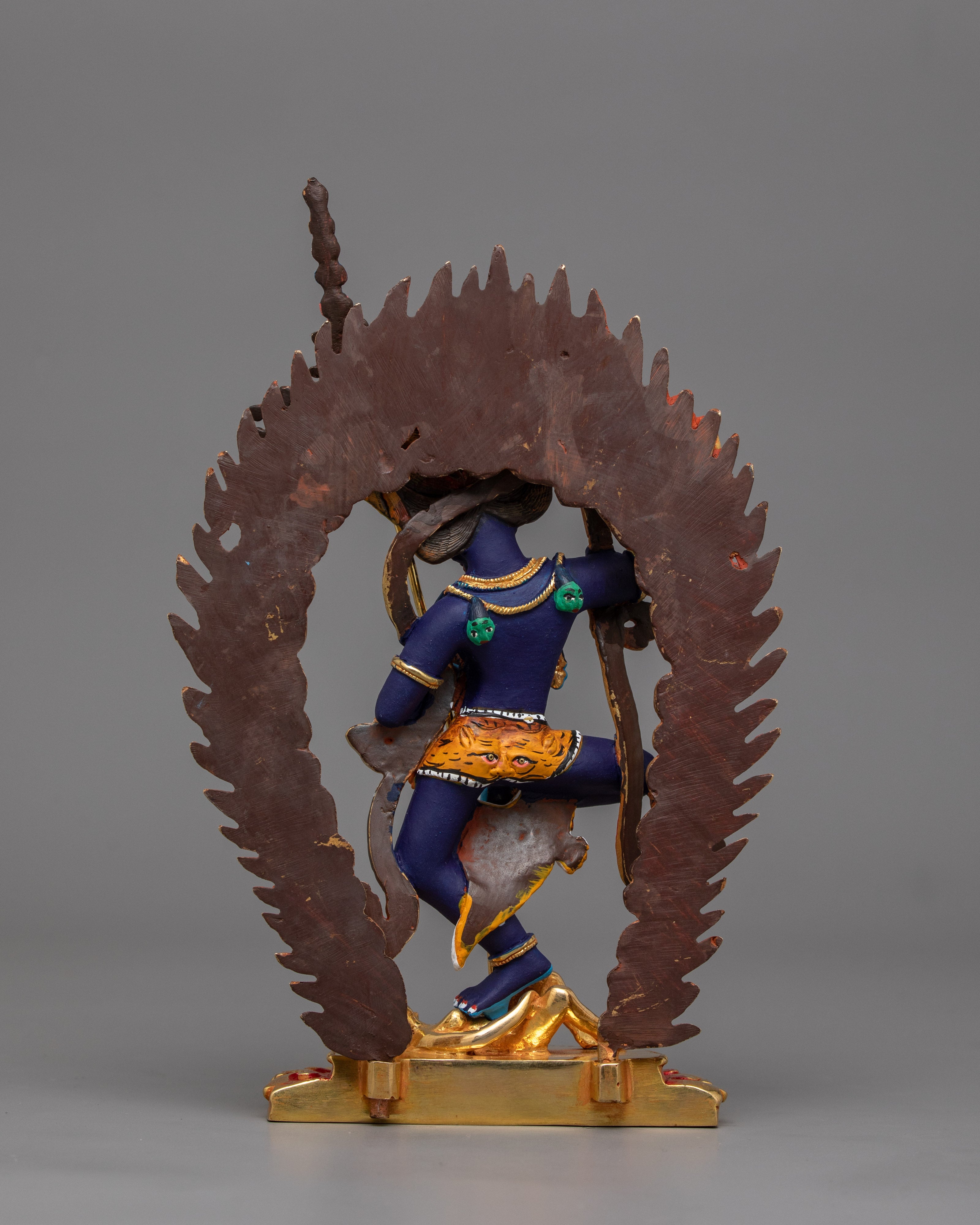 Himalayan Sculpture of Simha Mukha | Lion-Headed Protector Deity of Strength