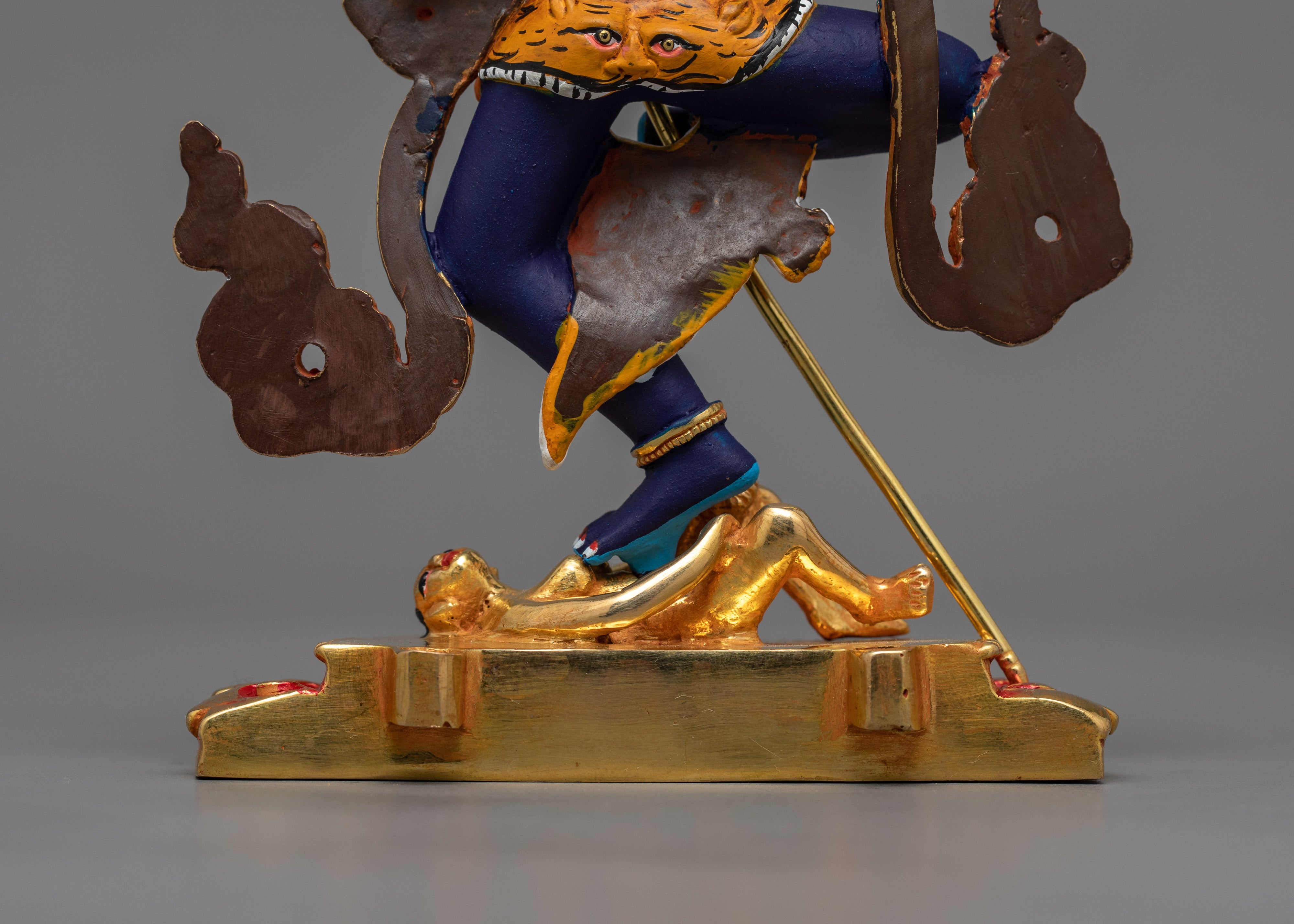 Himalayan Sculpture of Simha Mukha | Lion-Headed Protector Deity of Strength