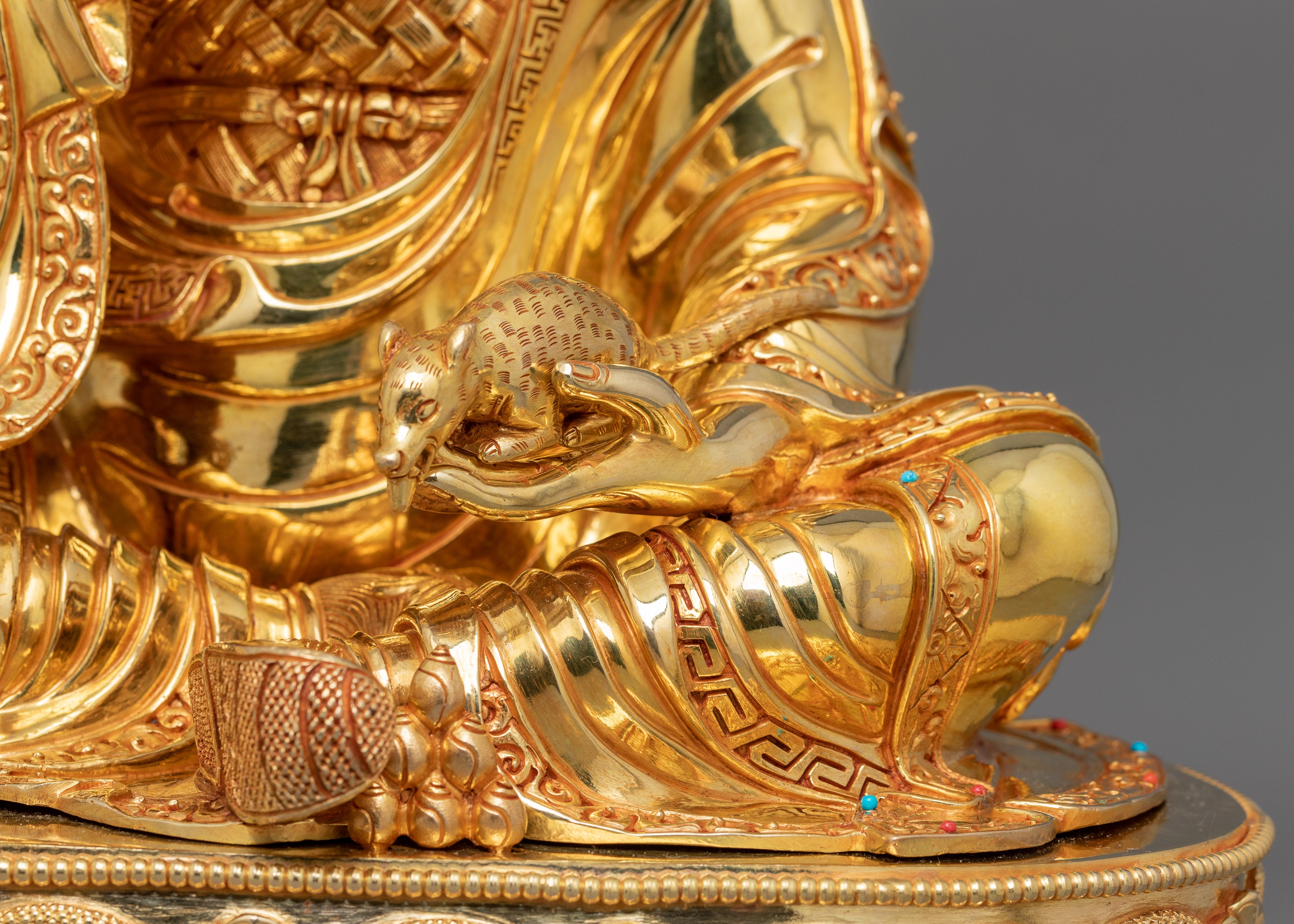 Semi-Wrathful Guru Norla Figurine | Symbol of Wealth and Prosperity