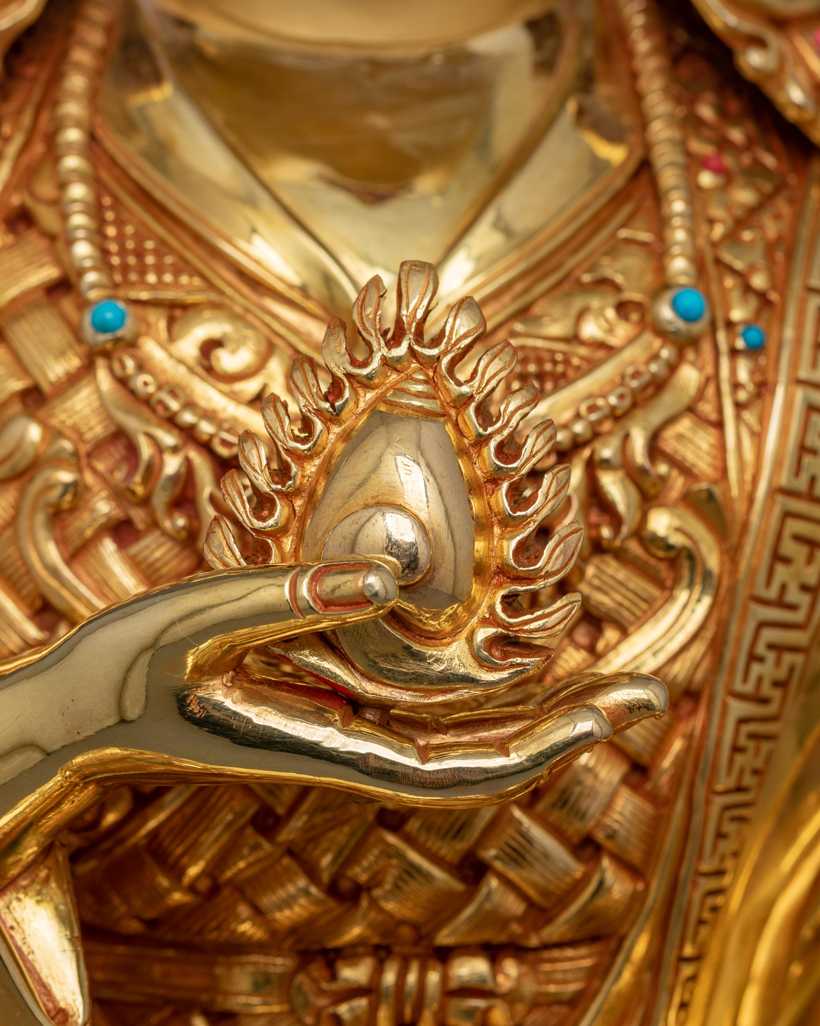 Semi-Wrathful Guru Norla Figurine | Symbol of Wealth and Prosperity