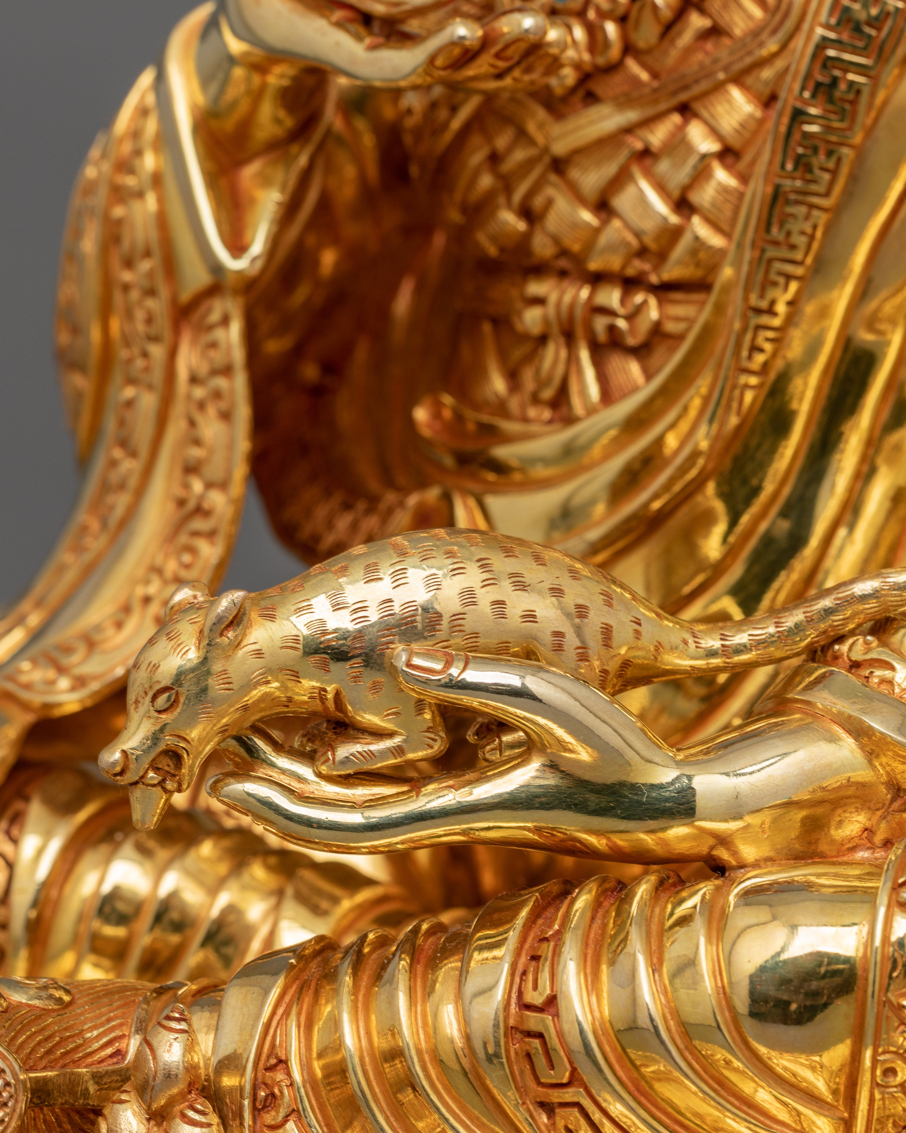 Semi-Wrathful Guru Norla Figurine | Symbol of Wealth and Prosperity