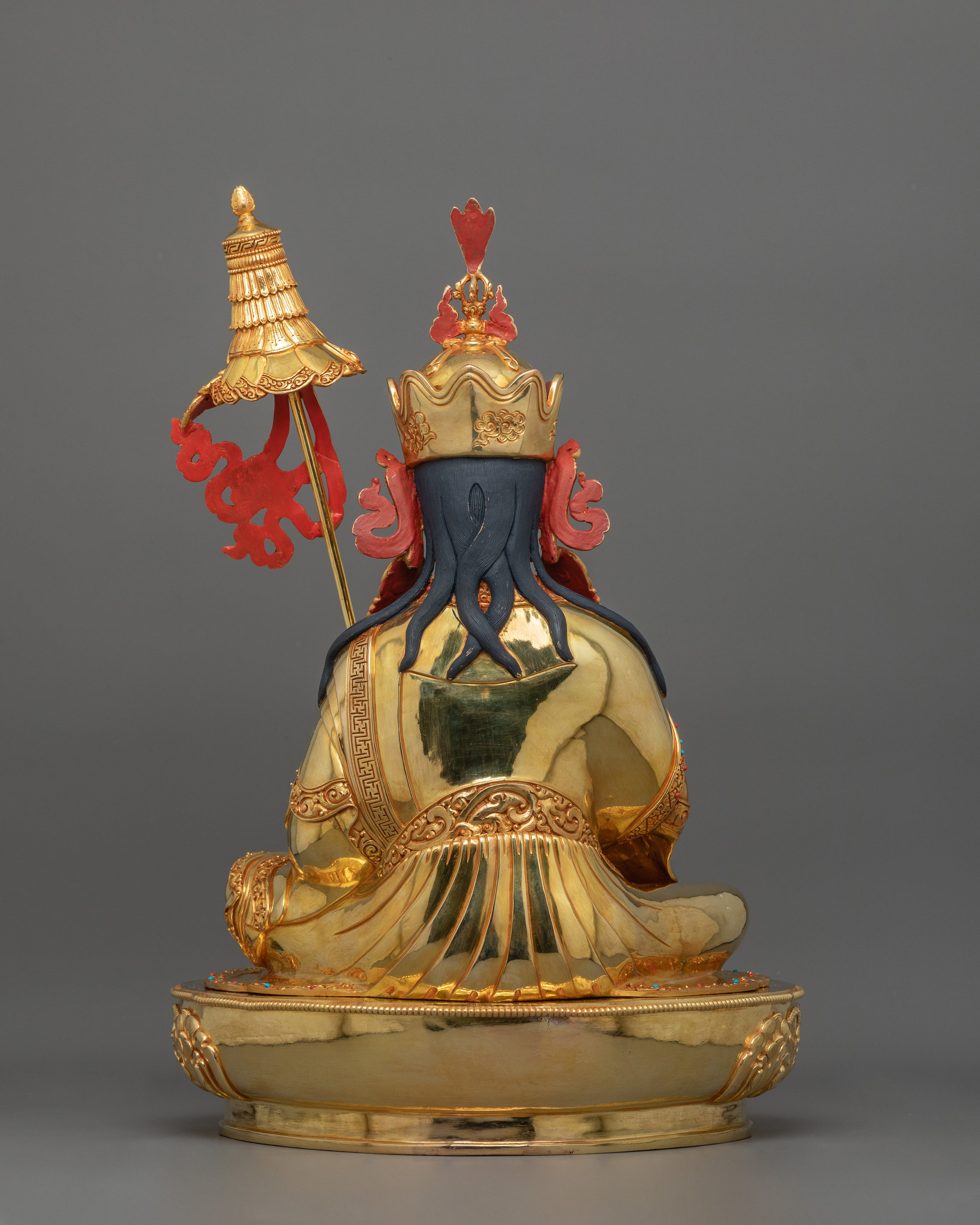 Semi-Wrathful Guru Norla Figurine | Symbol of Wealth and Prosperity