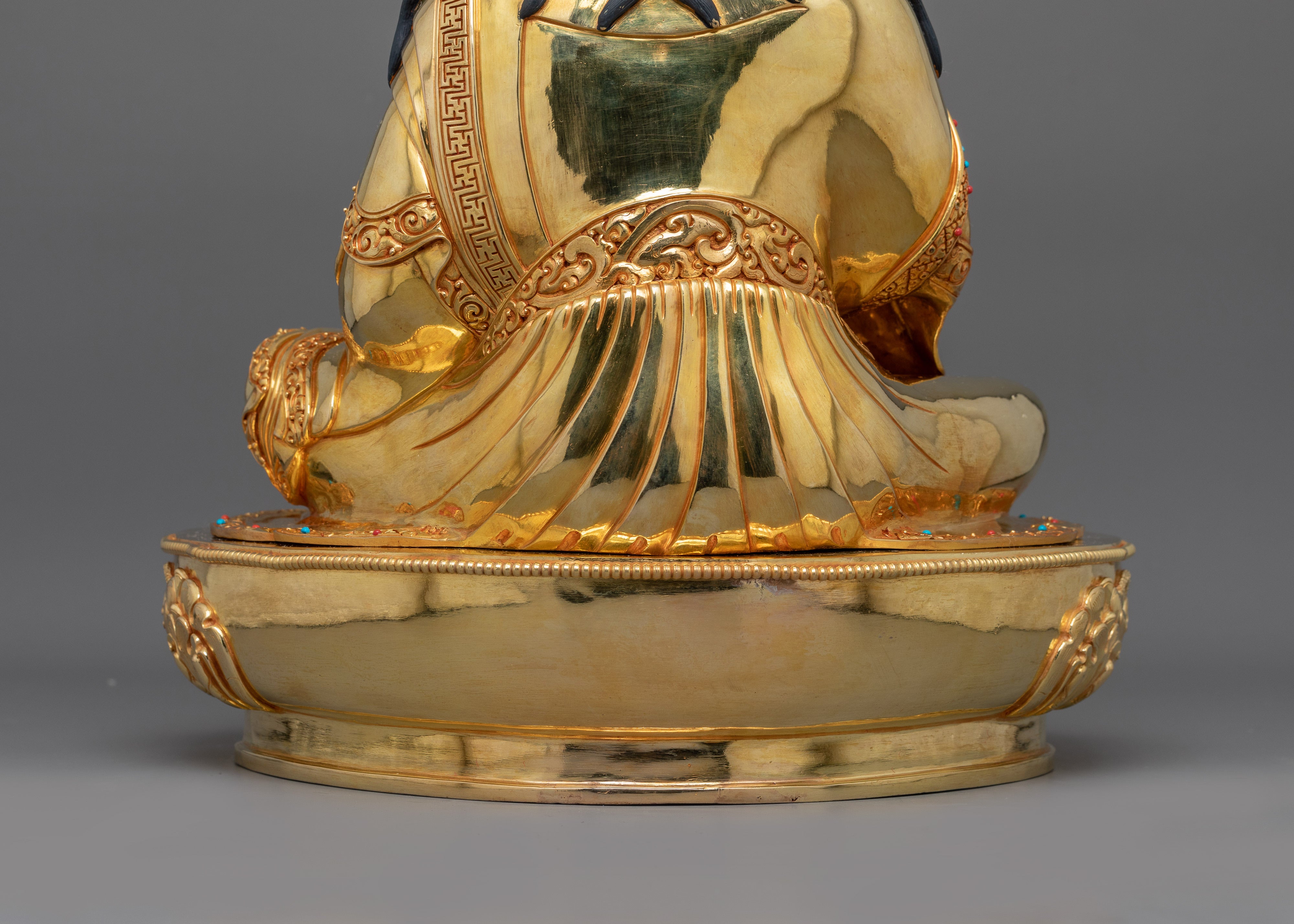 Semi-Wrathful Guru Norla Figurine | Symbol of Wealth and Prosperity