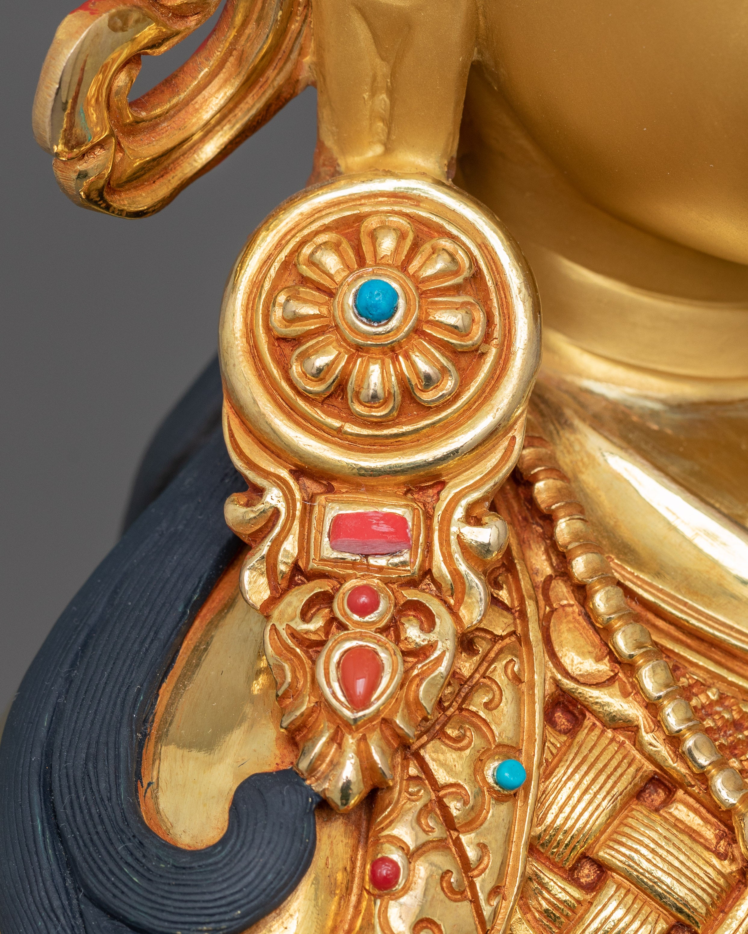 Semi-Wrathful Guru Norla Figurine | Symbol of Wealth and Prosperity