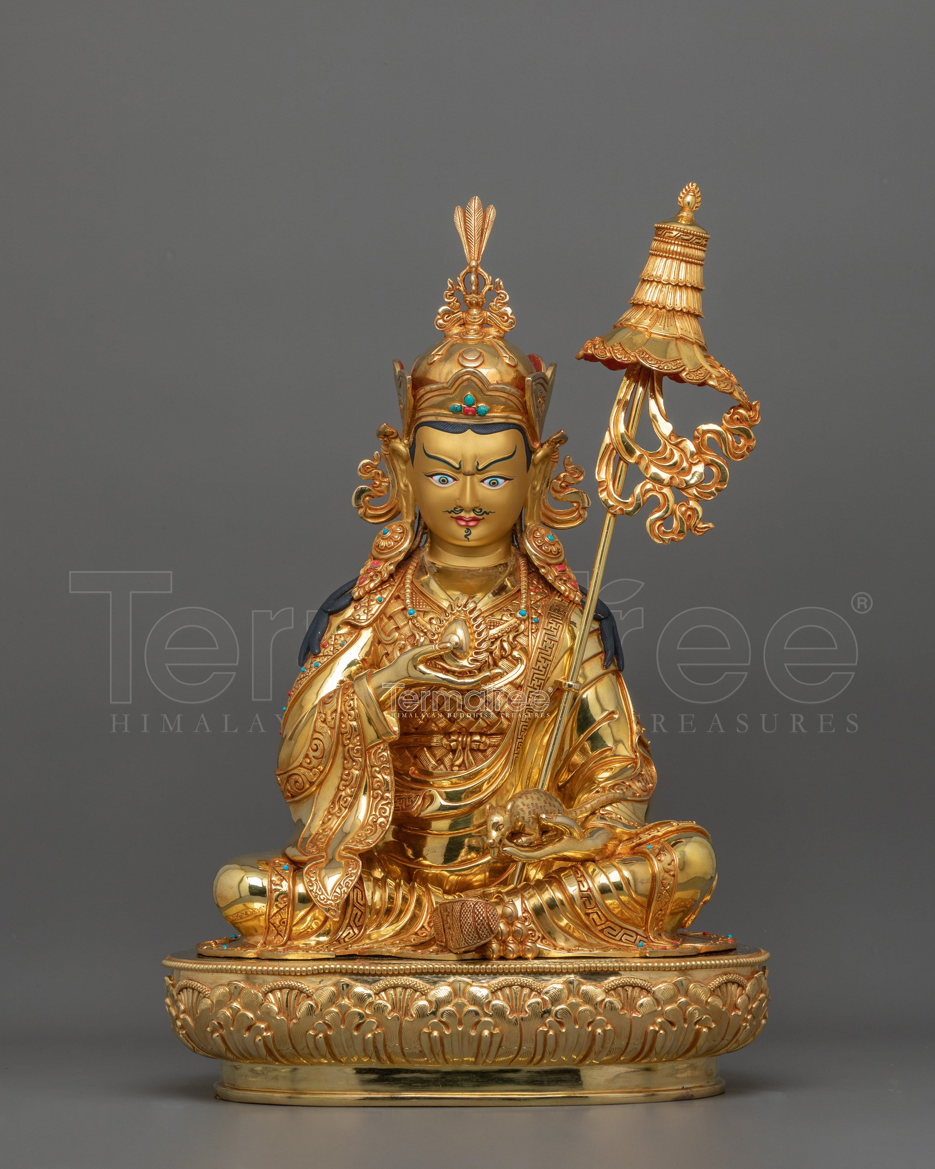 Semi-Wrathful Guru Norla Figurine | Symbol of Wealth and Prosperity