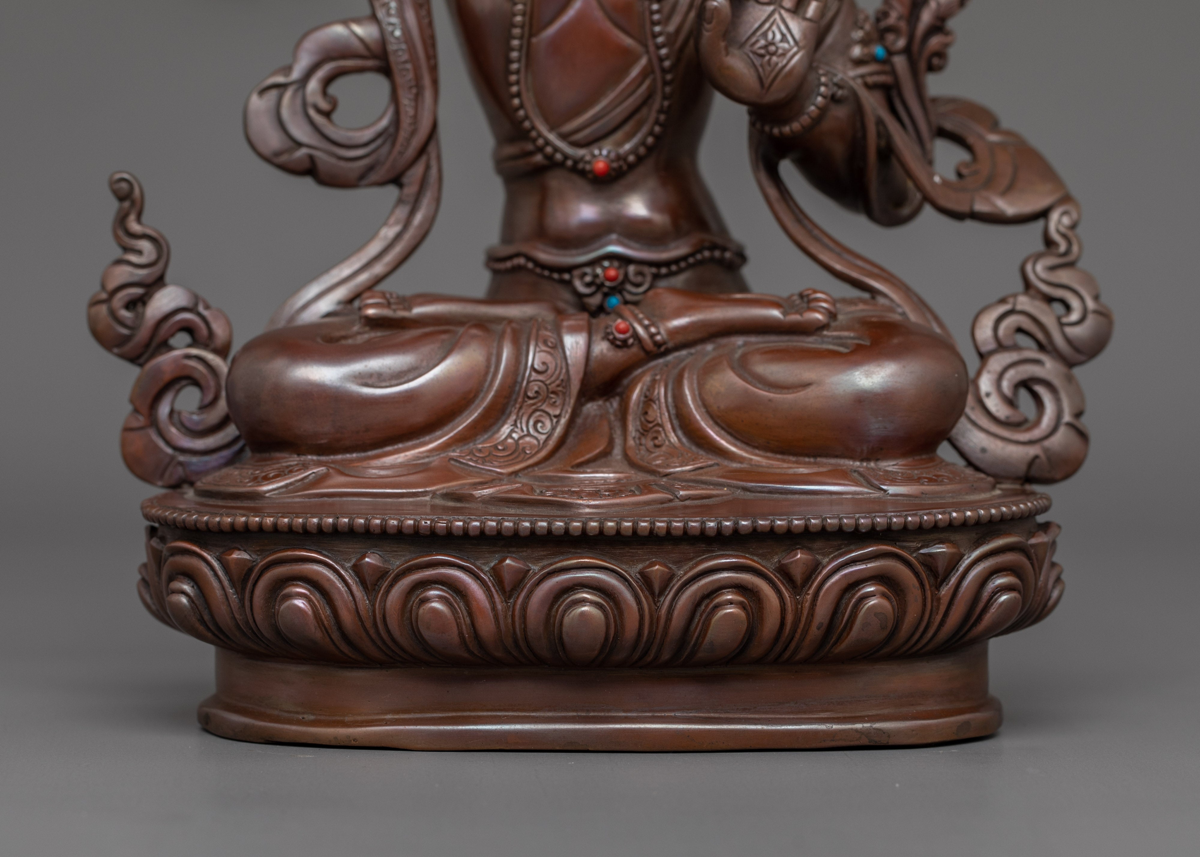 Handmade Manjughosa Figurine | The Bodhisattva of Wisdom and Knowledge