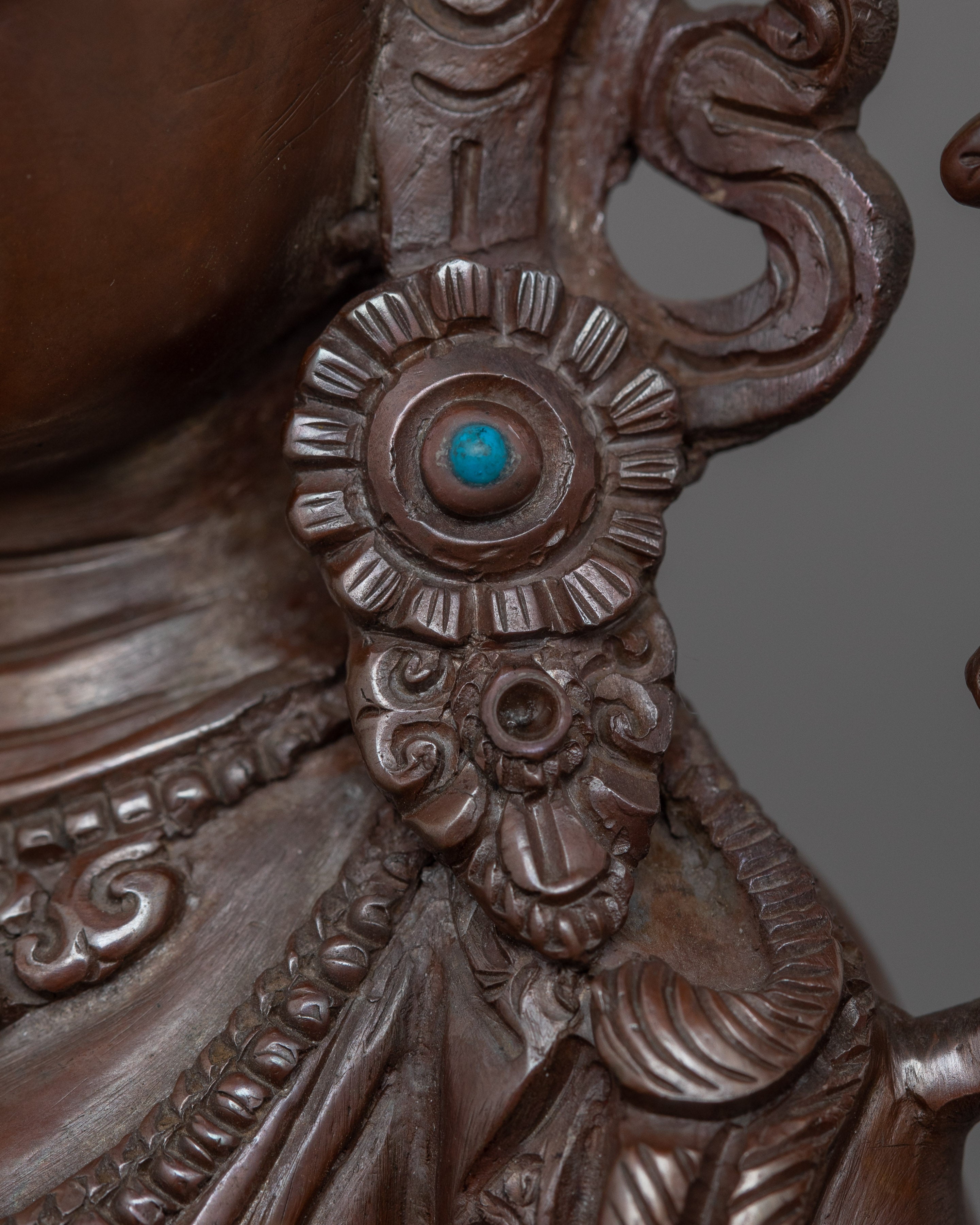 Himalayan Statue of Buddhist Deity Green Tara | Goddess of Protection