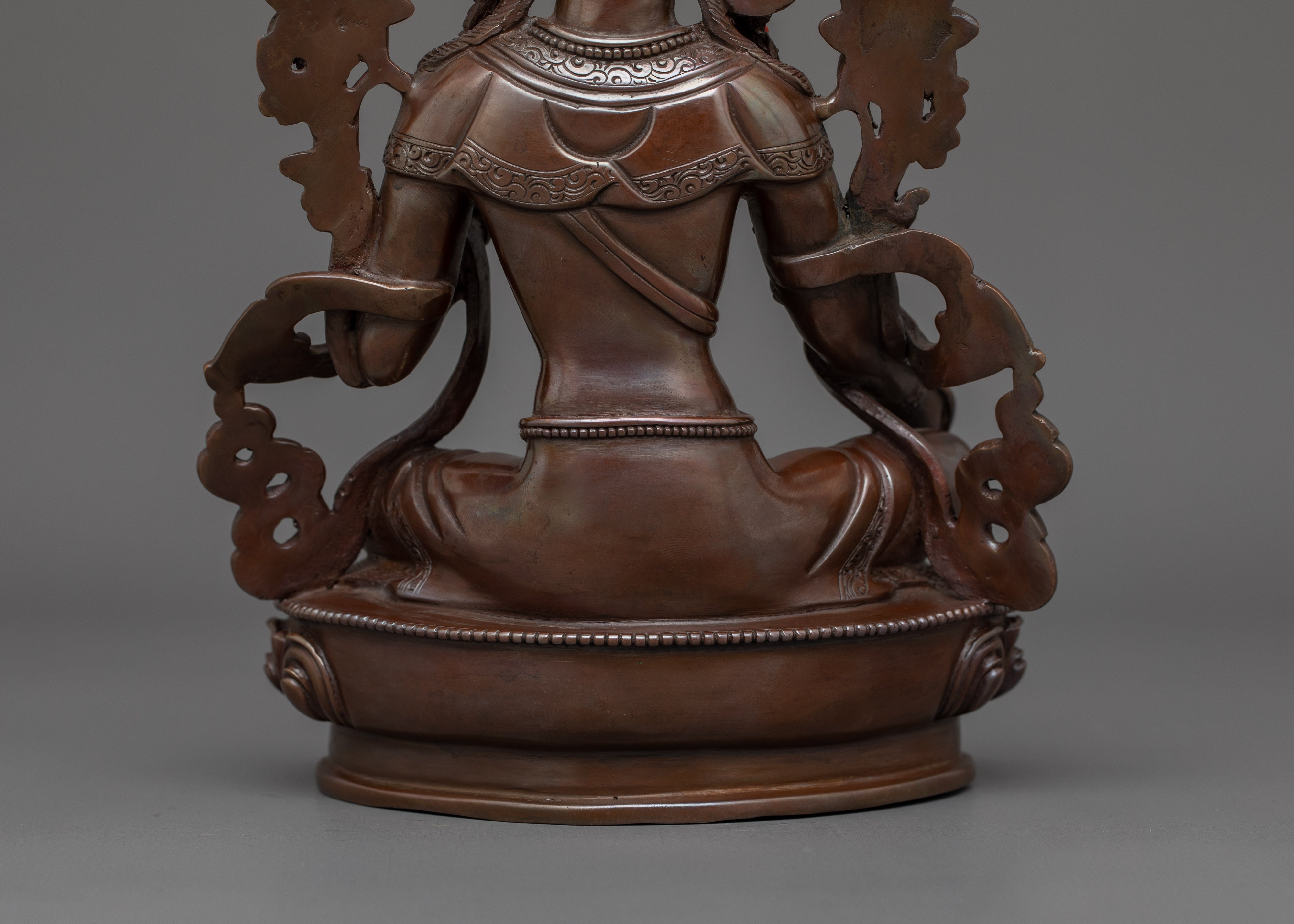 Himalayan Statue of Buddhist Deity Green Tara | Goddess of Protection