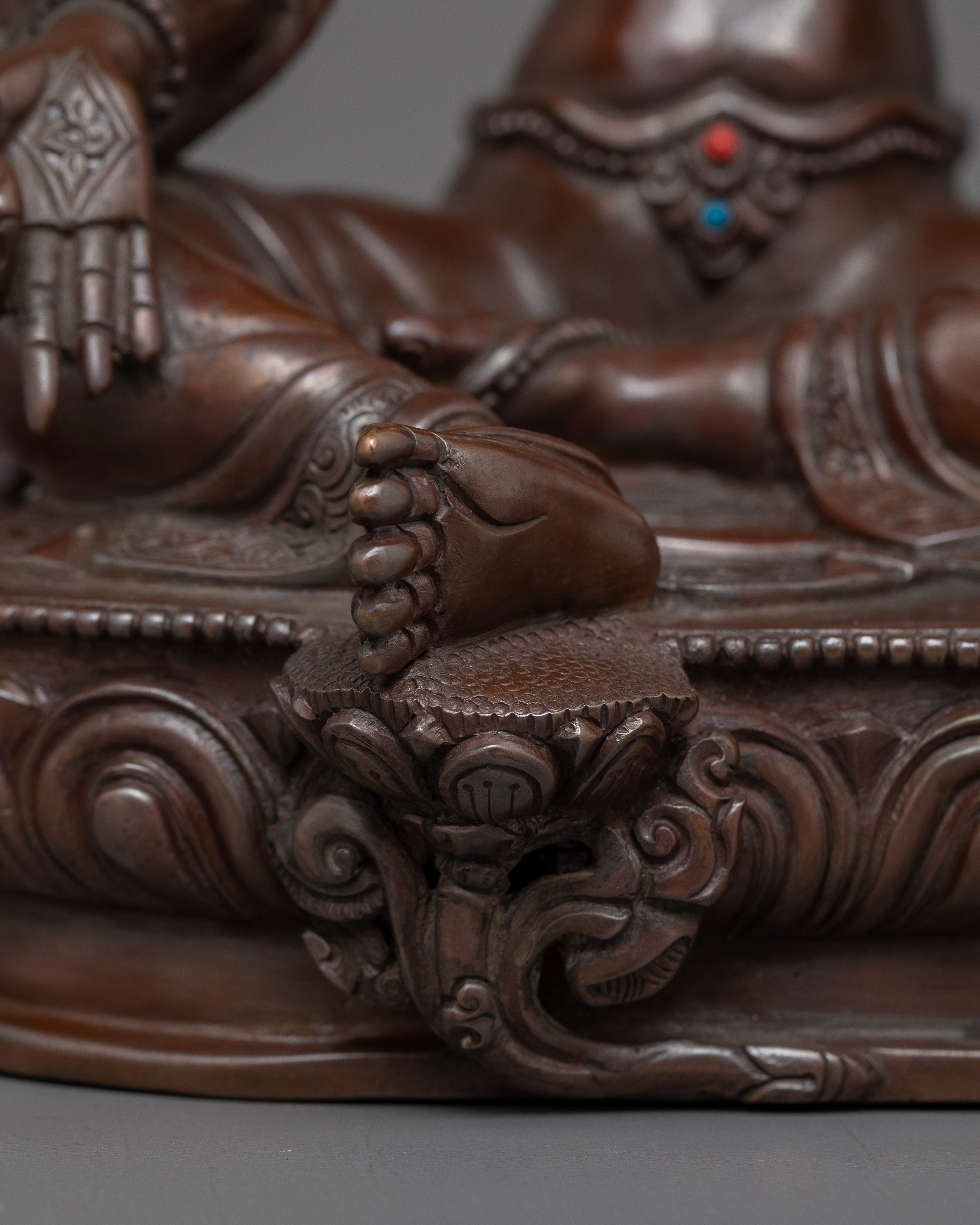 Himalayan Statue of Buddhist Deity Green Tara | Goddess of Protection