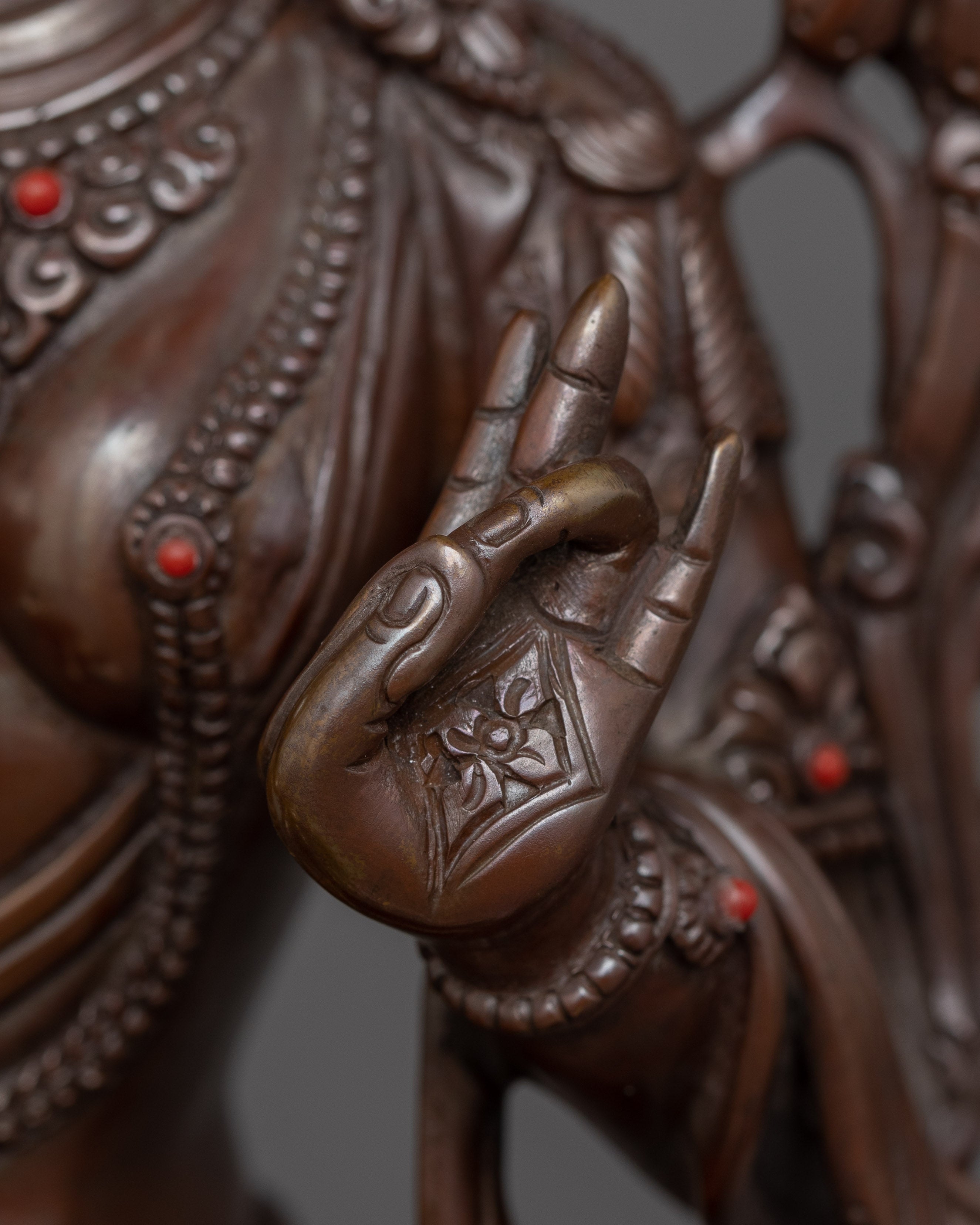 Himalayan Statue of Buddhist Deity Green Tara | Goddess of Protection