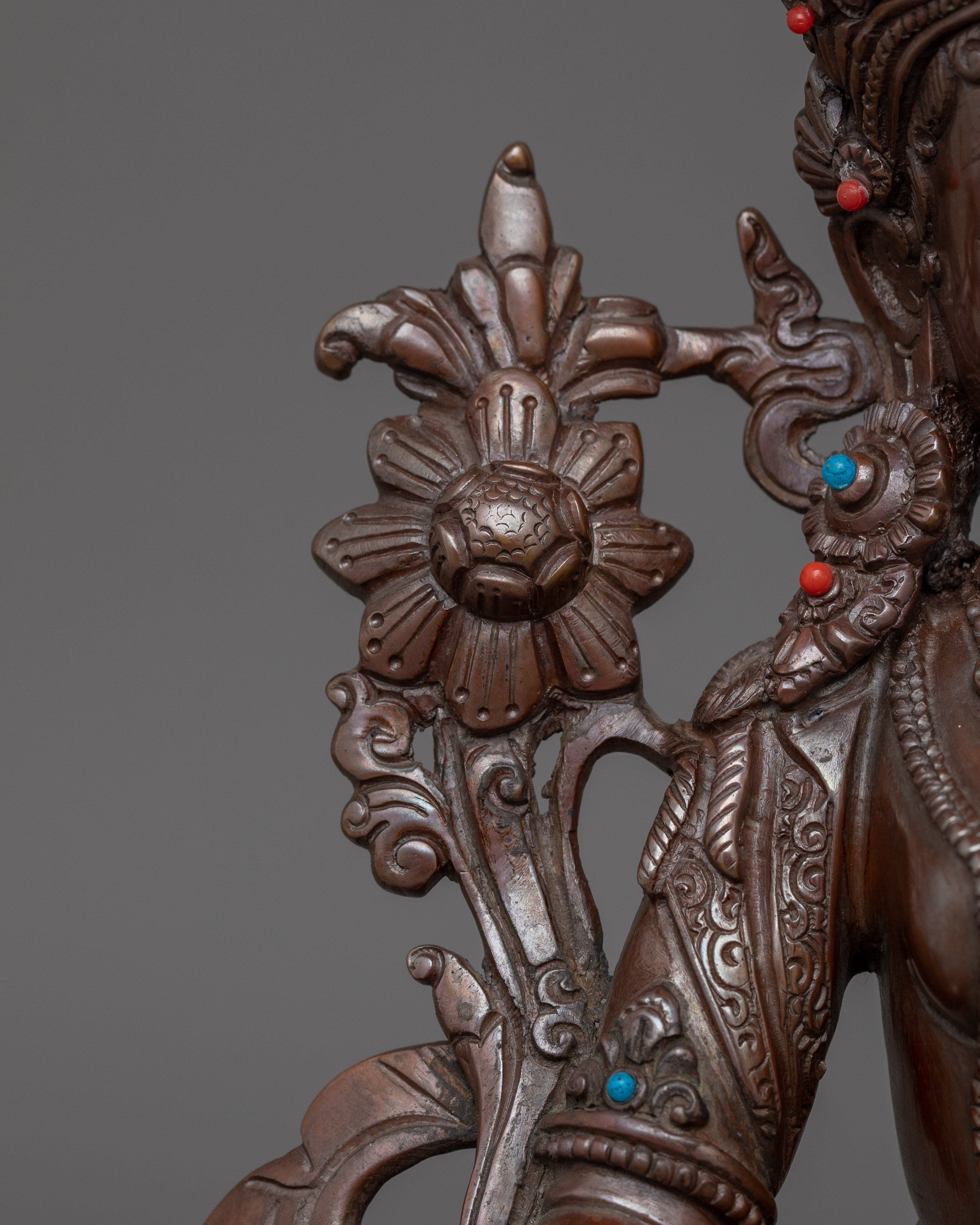 Himalayan Statue of Buddhist Deity Green Tara | Goddess of Protection