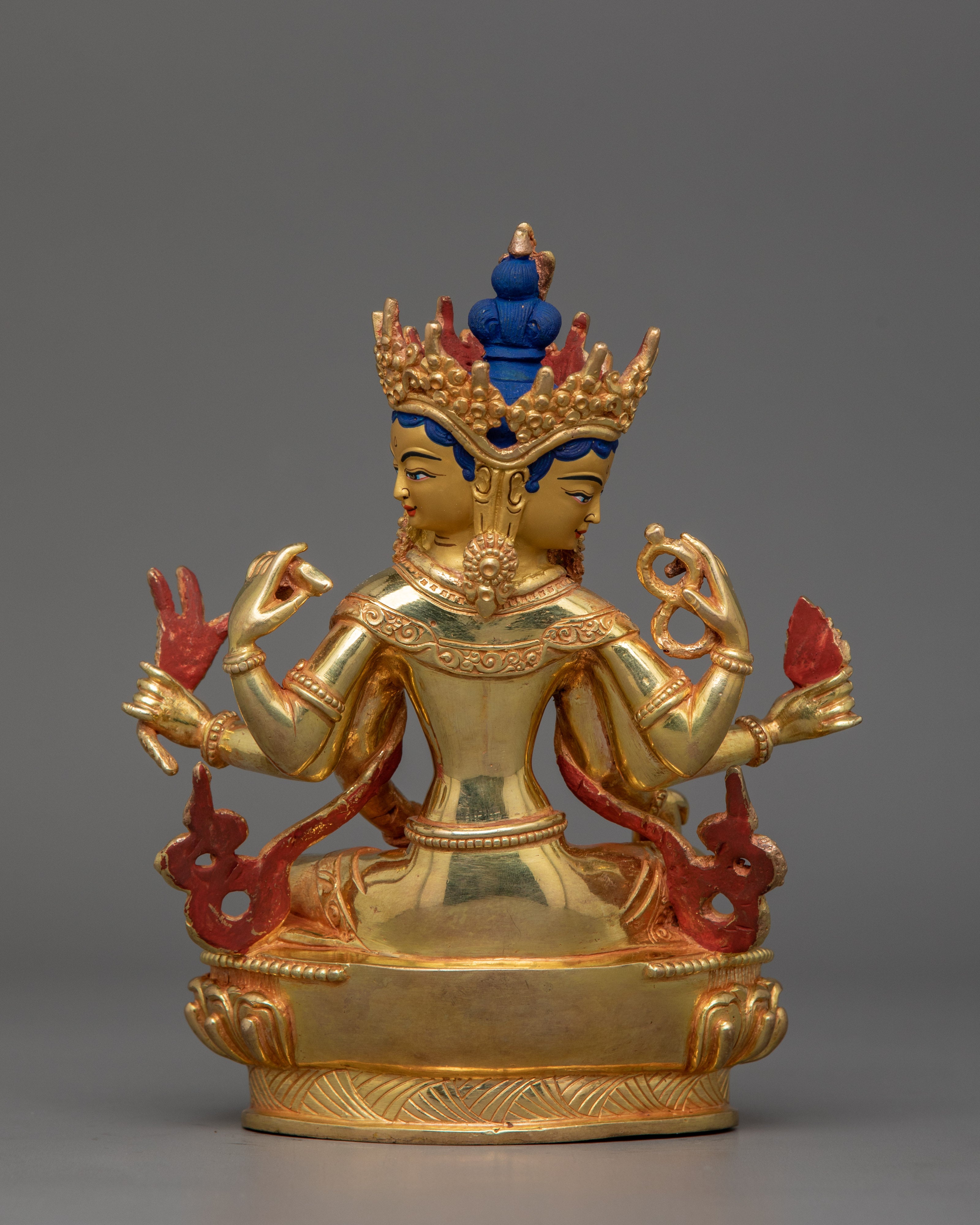 Handmade Vasudhara Figurine | Goddess of Abundance, and Spiritual Blessings