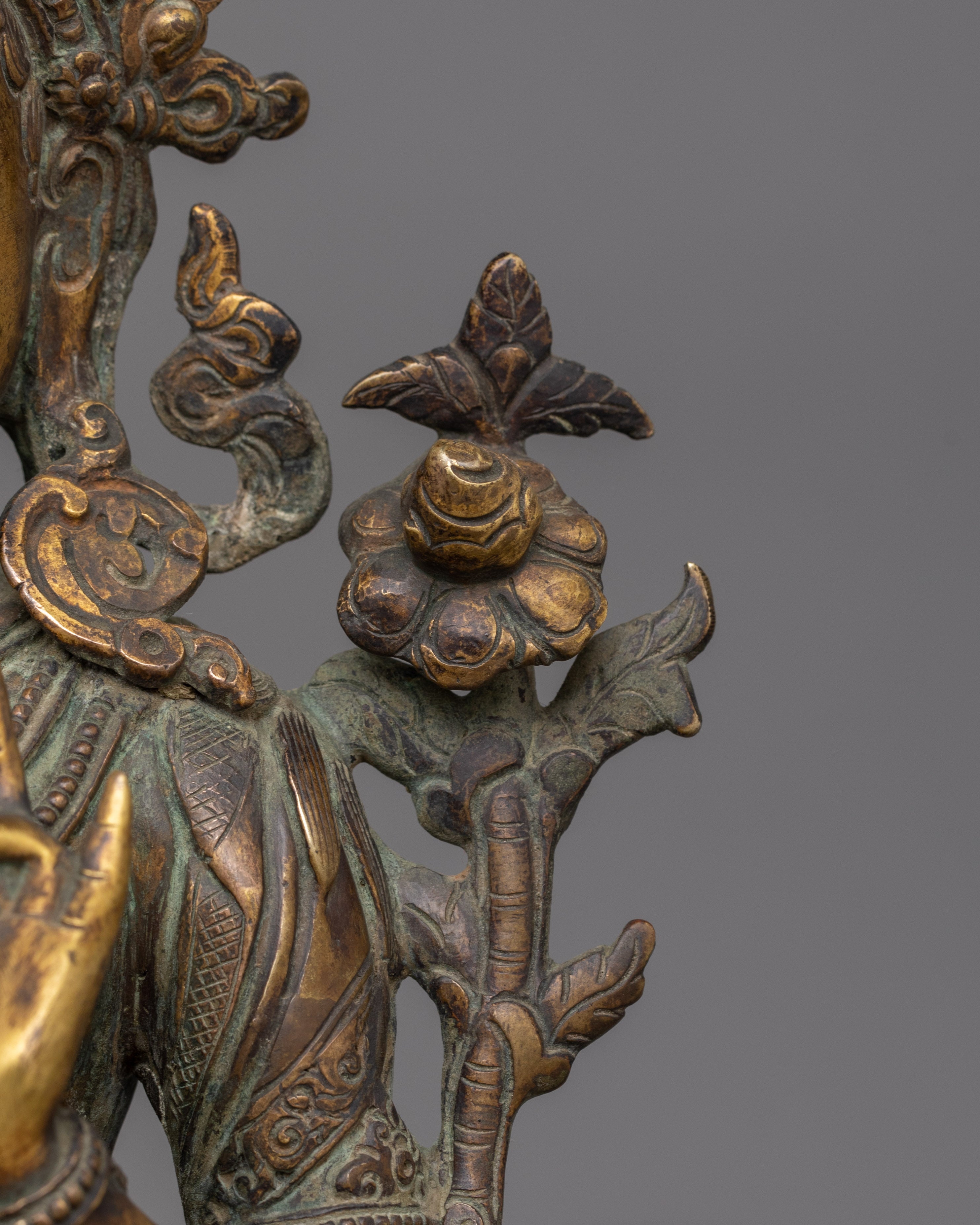 Antique finish Syamatara Statue | Also Known as Green Tara
