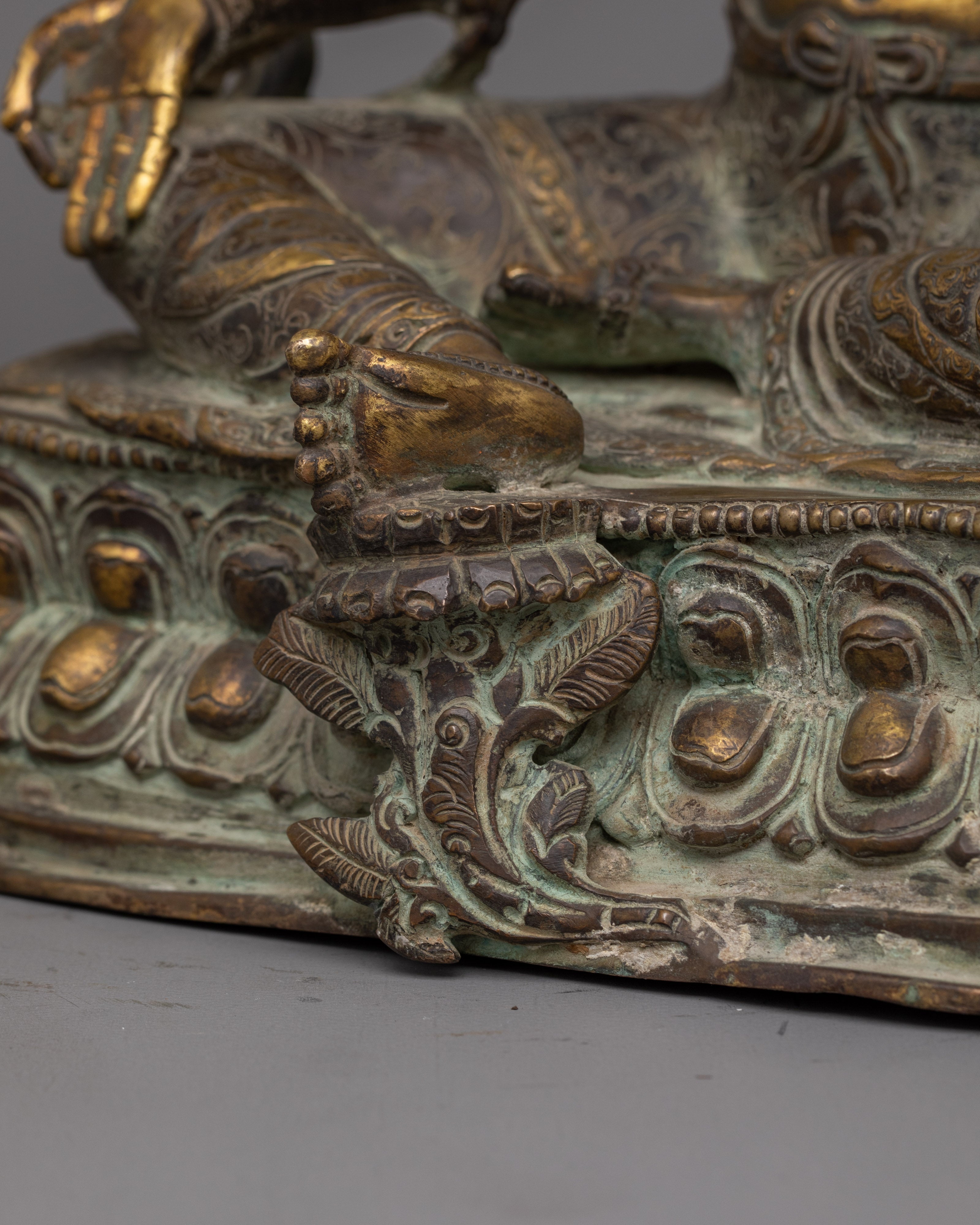 Antique finish Syamatara Statue | Also Known as Green Tara