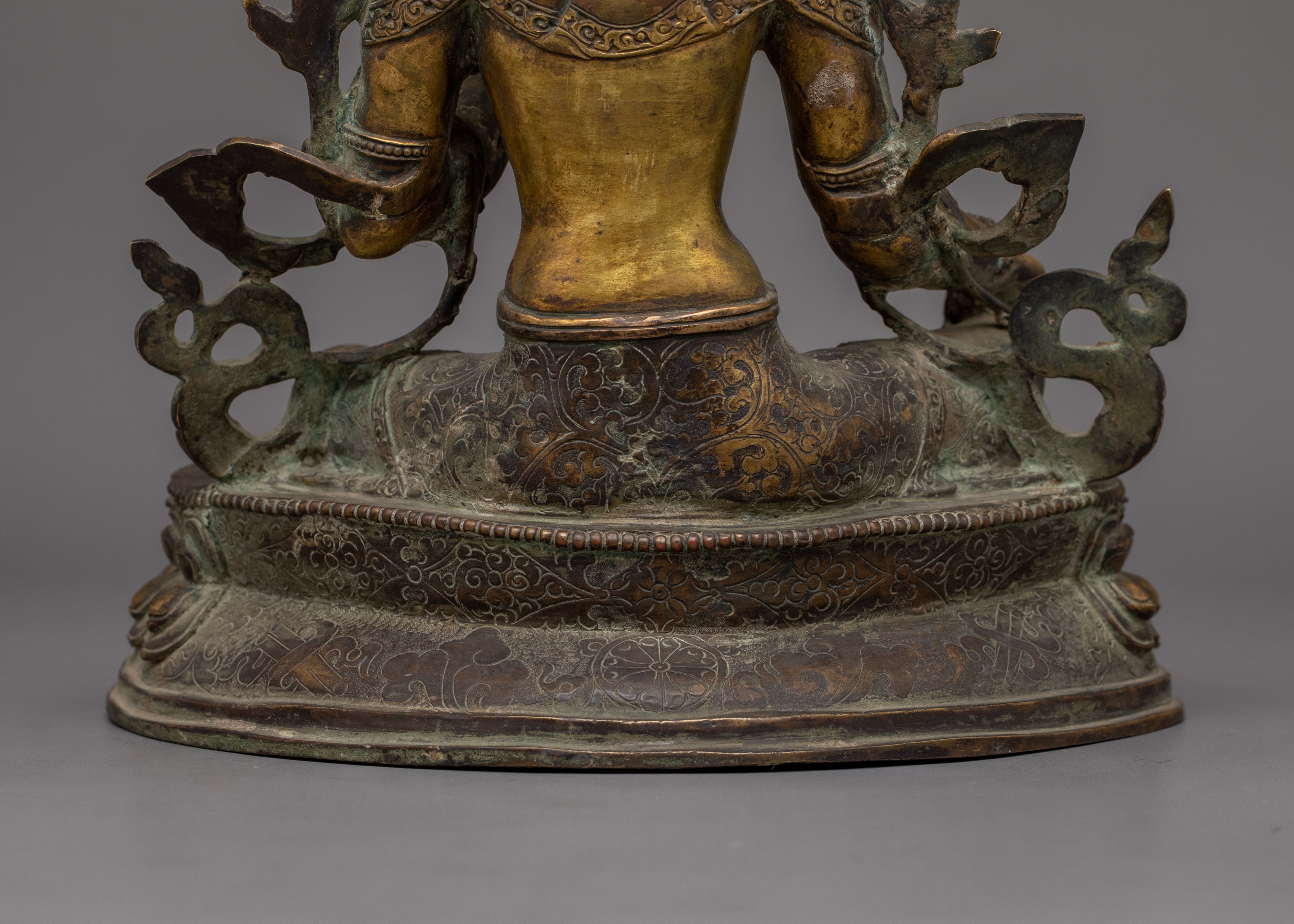 Antique finish Syamatara Statue | Also Known as Green Tara