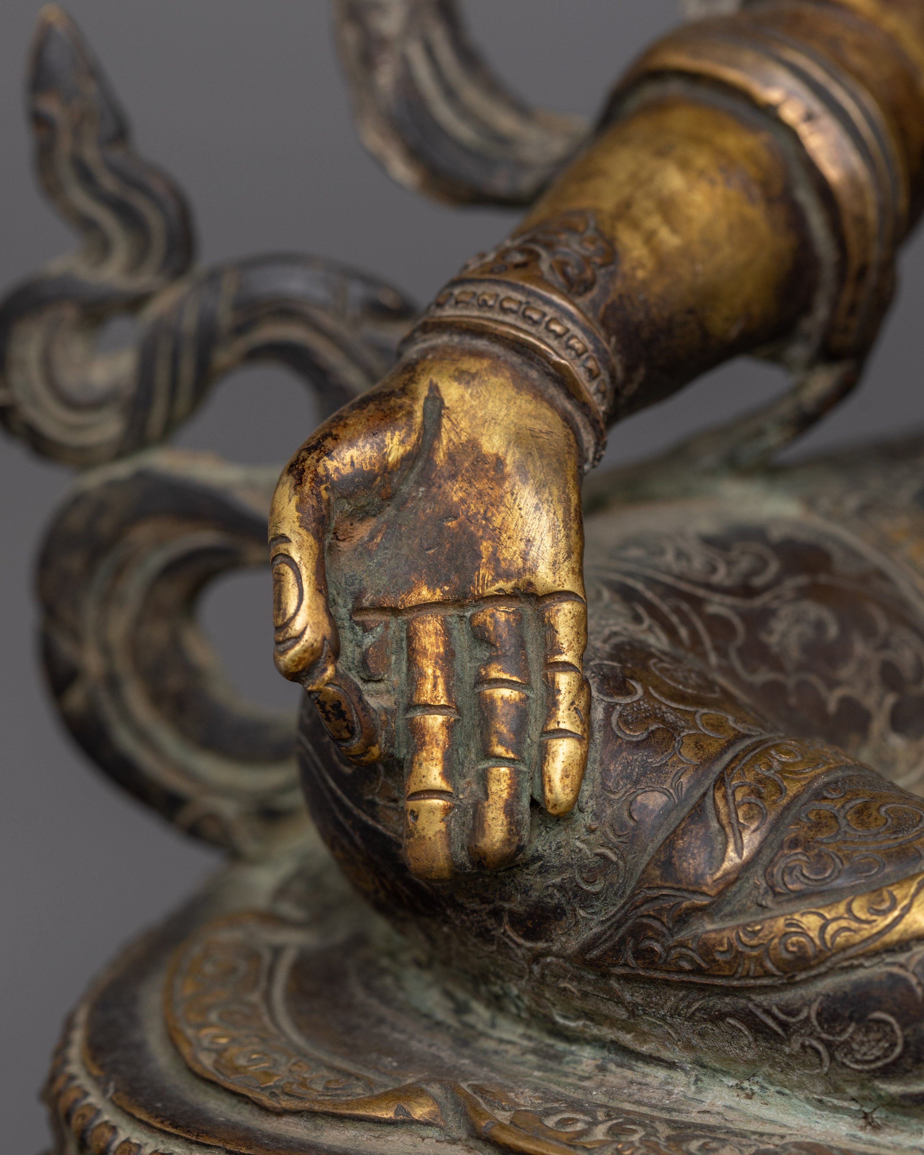 Antique finish Syamatara Statue | Also Known as Green Tara