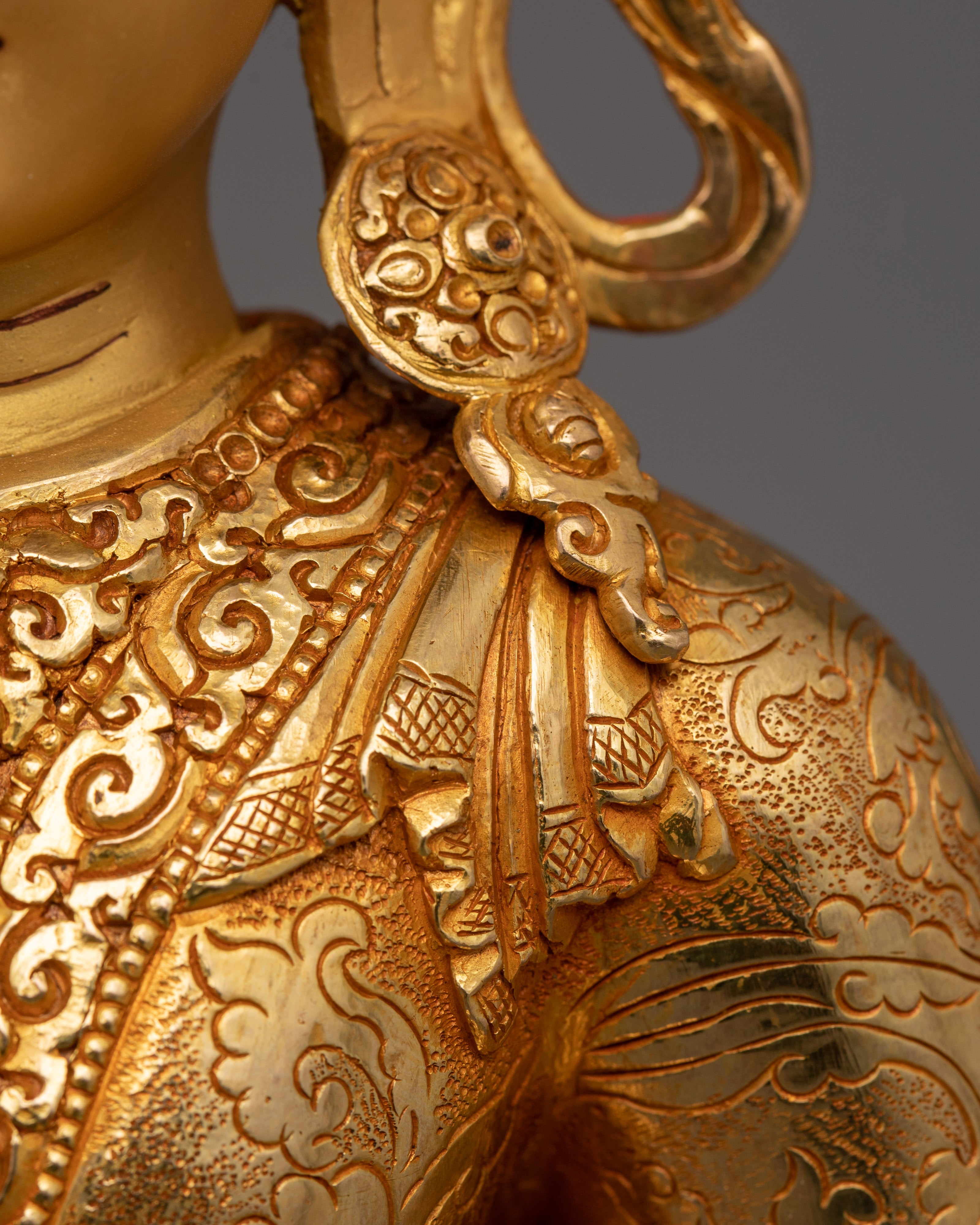 Himalayan Figurine of Three Buddha Set | The Buddhas of Compassion and Wisdom