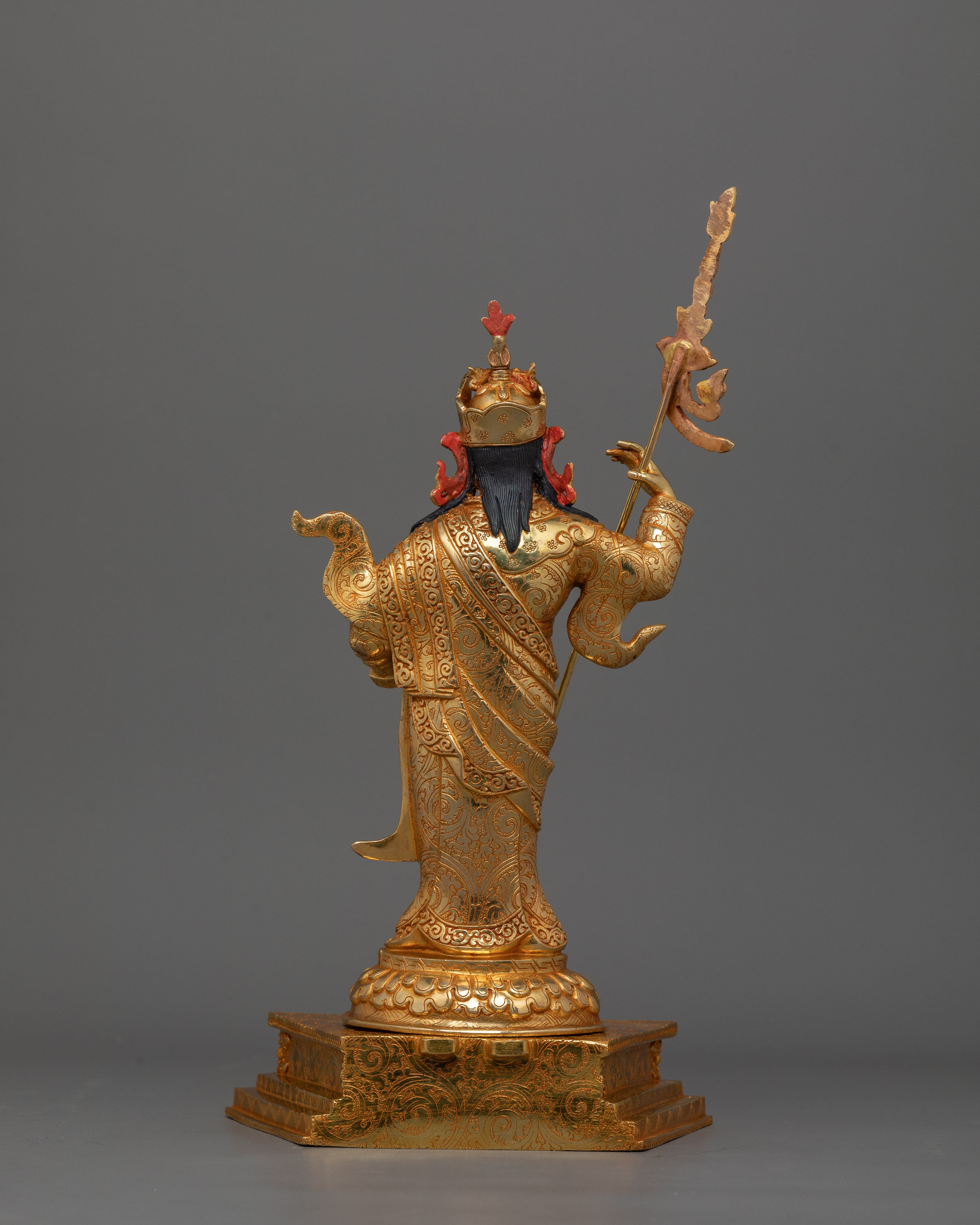 Sculpture of Standing Guru Rinpoche | The Lotus-Born Guru of the Himalayas