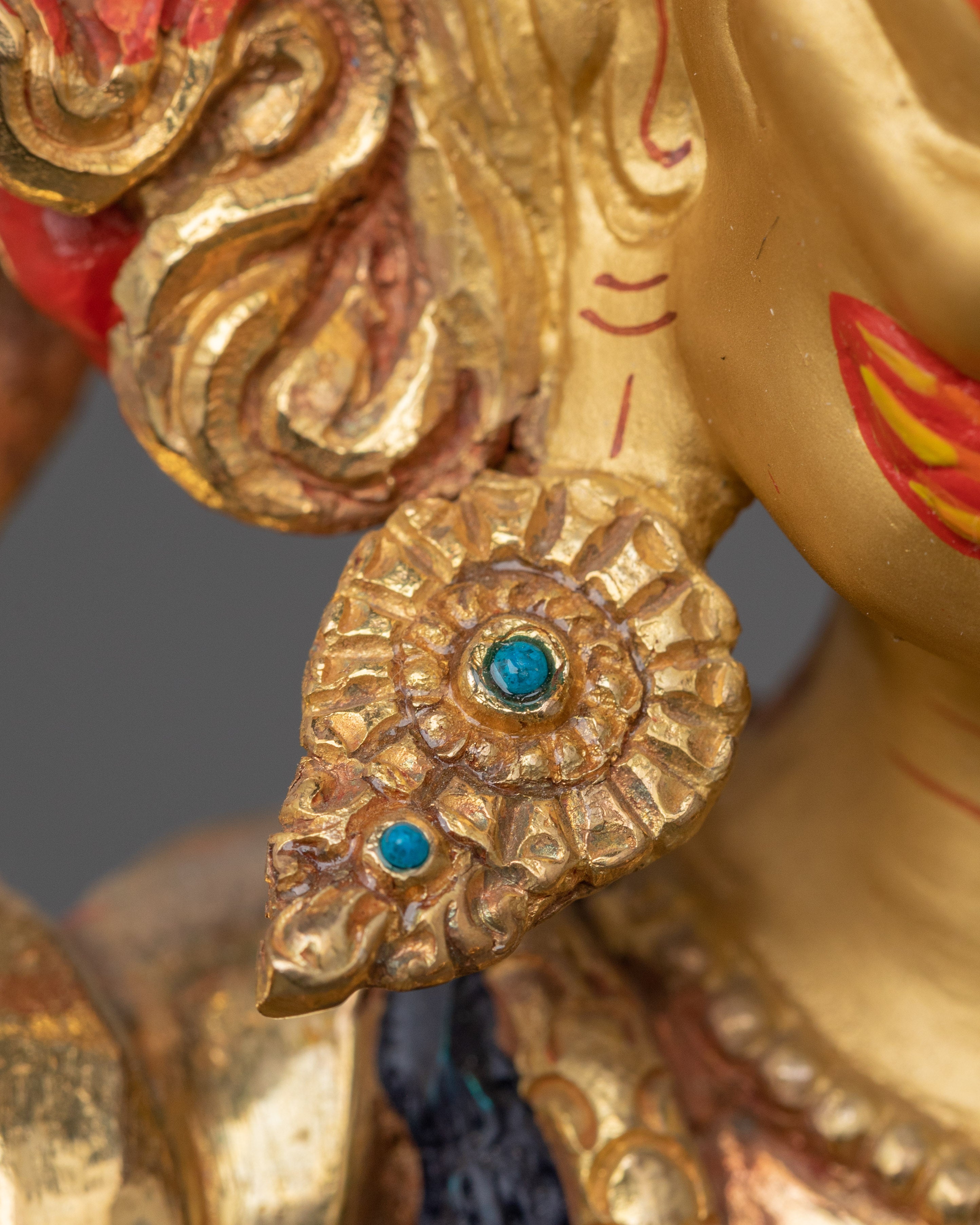 Standing Dorje Phagmo Dakini Statue | Religious Himalayan Zen Art Figurine