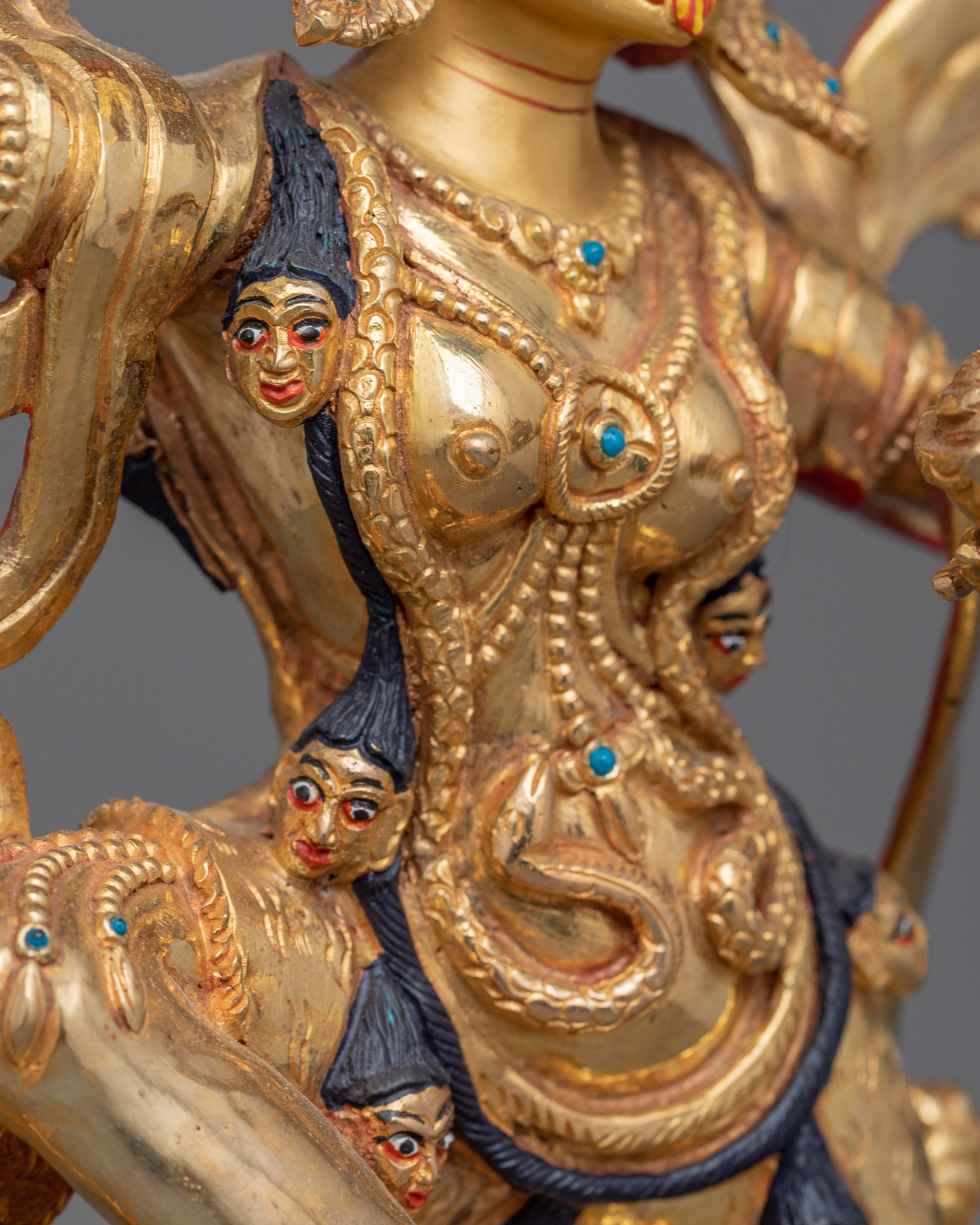 Standing Dorje Phagmo Dakini Statue | Religious Himalayan Zen Art Figurine