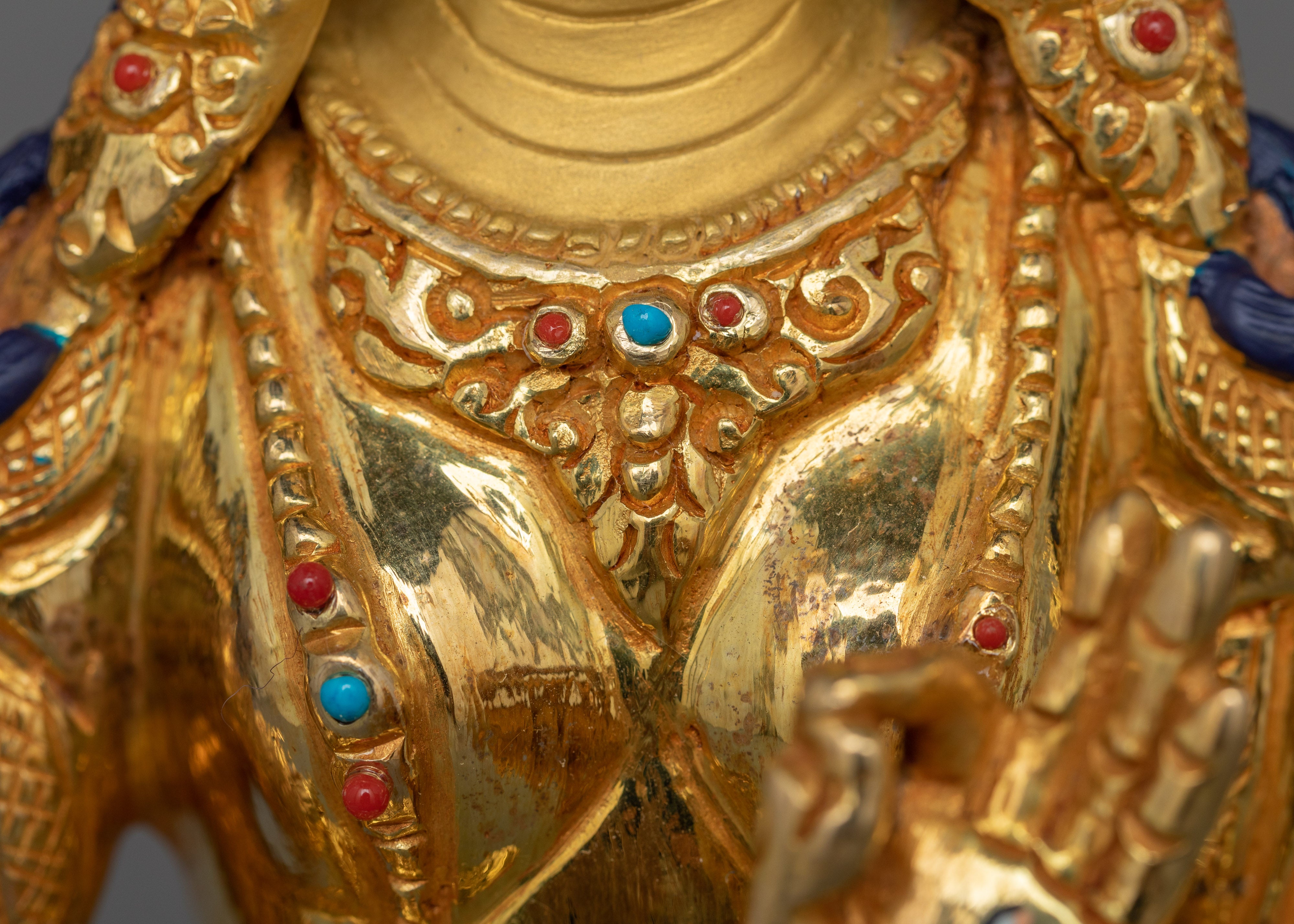 Historical Seven Eyes White Tara Statue  | Spiritual Healing and Altar Decor